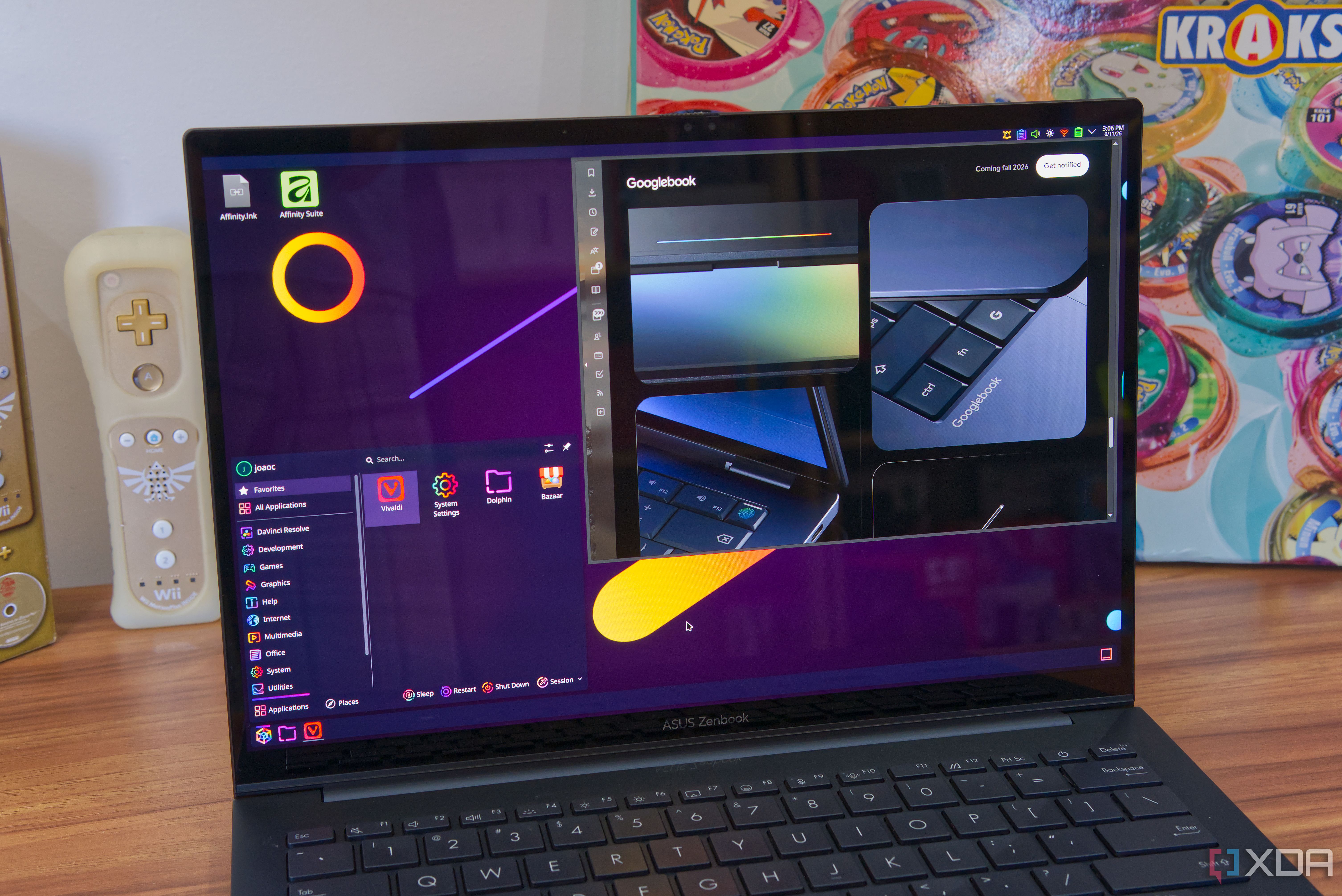 Linux laptop running open-source software representing Linux 7.1 kernel release June 2026