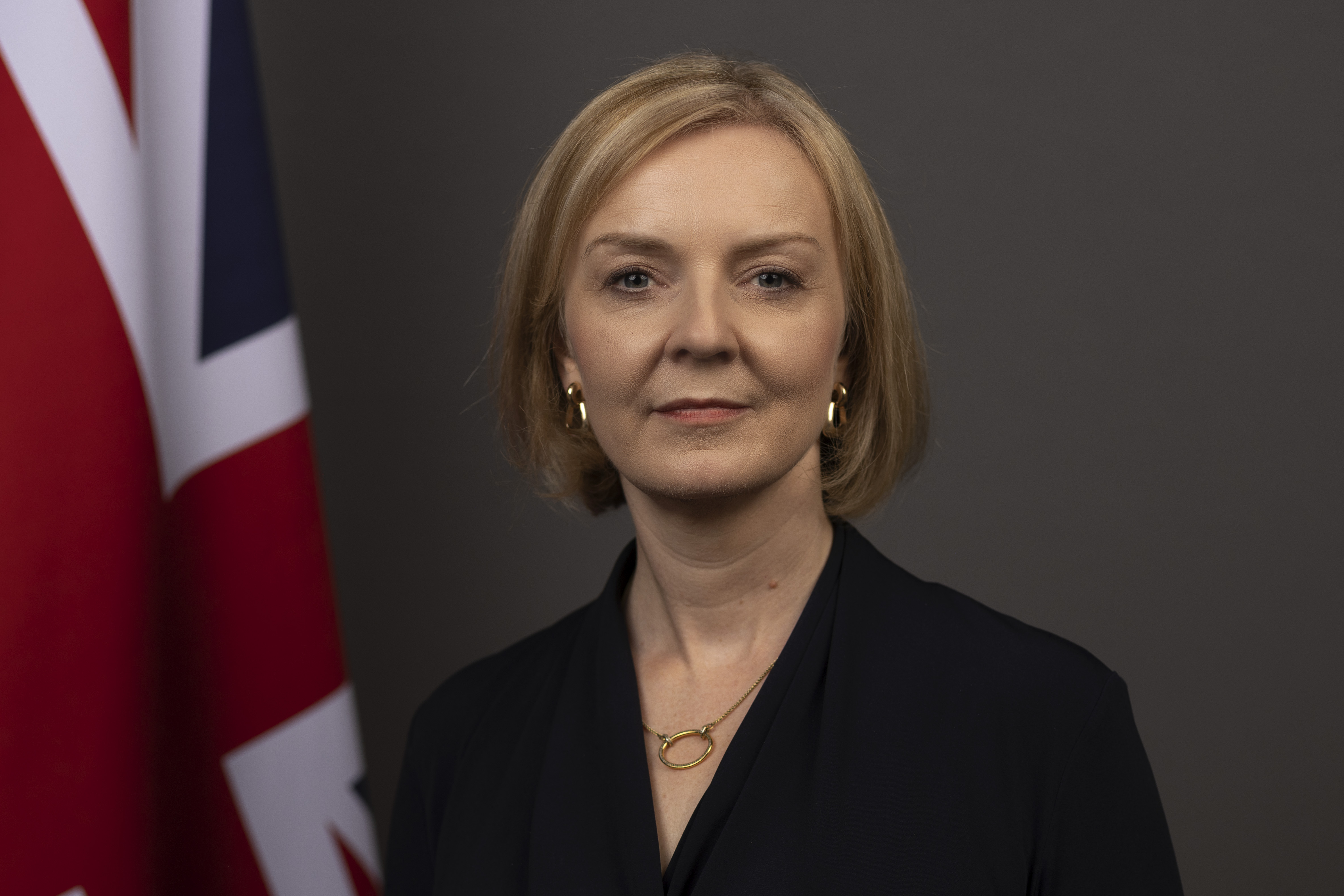 Liz Truss, the former UK prime minister hosting CPAC Great Britain, in her official portrait