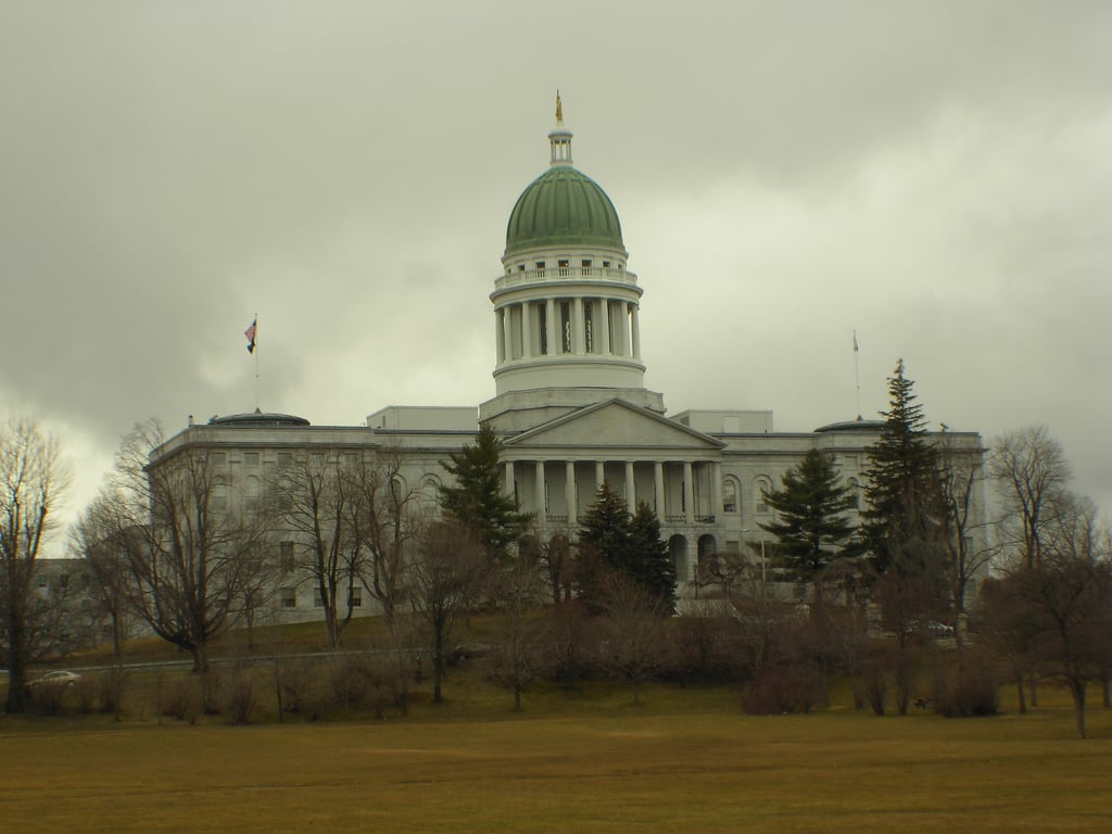 Maine State House building in Augusta, where Governor Janet Mills signed LD 1164