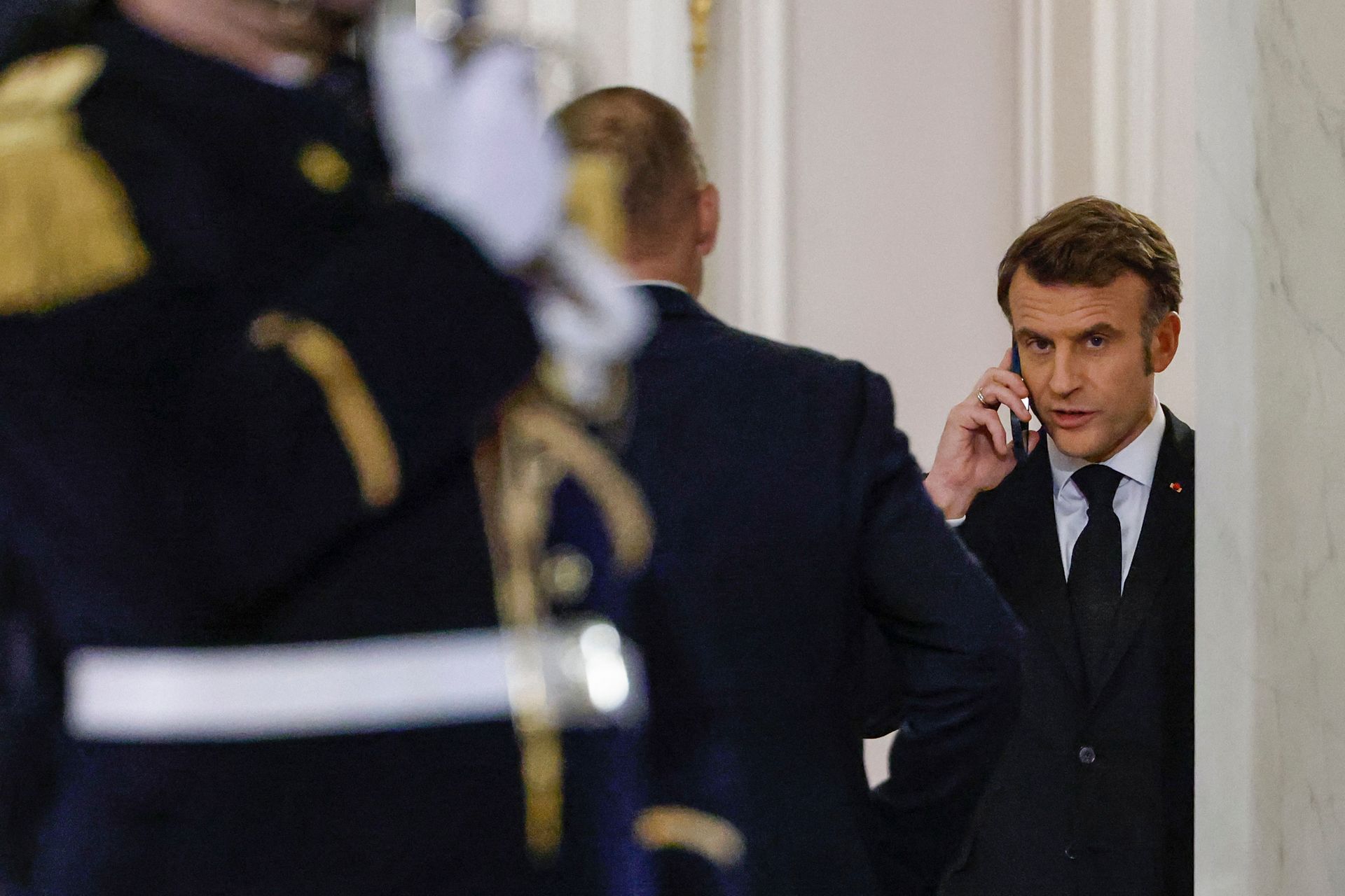 German Chancellor Friedrich Merz and French President Emmanuel Macron at the EU Informal Summit in Belgium, February 2026
