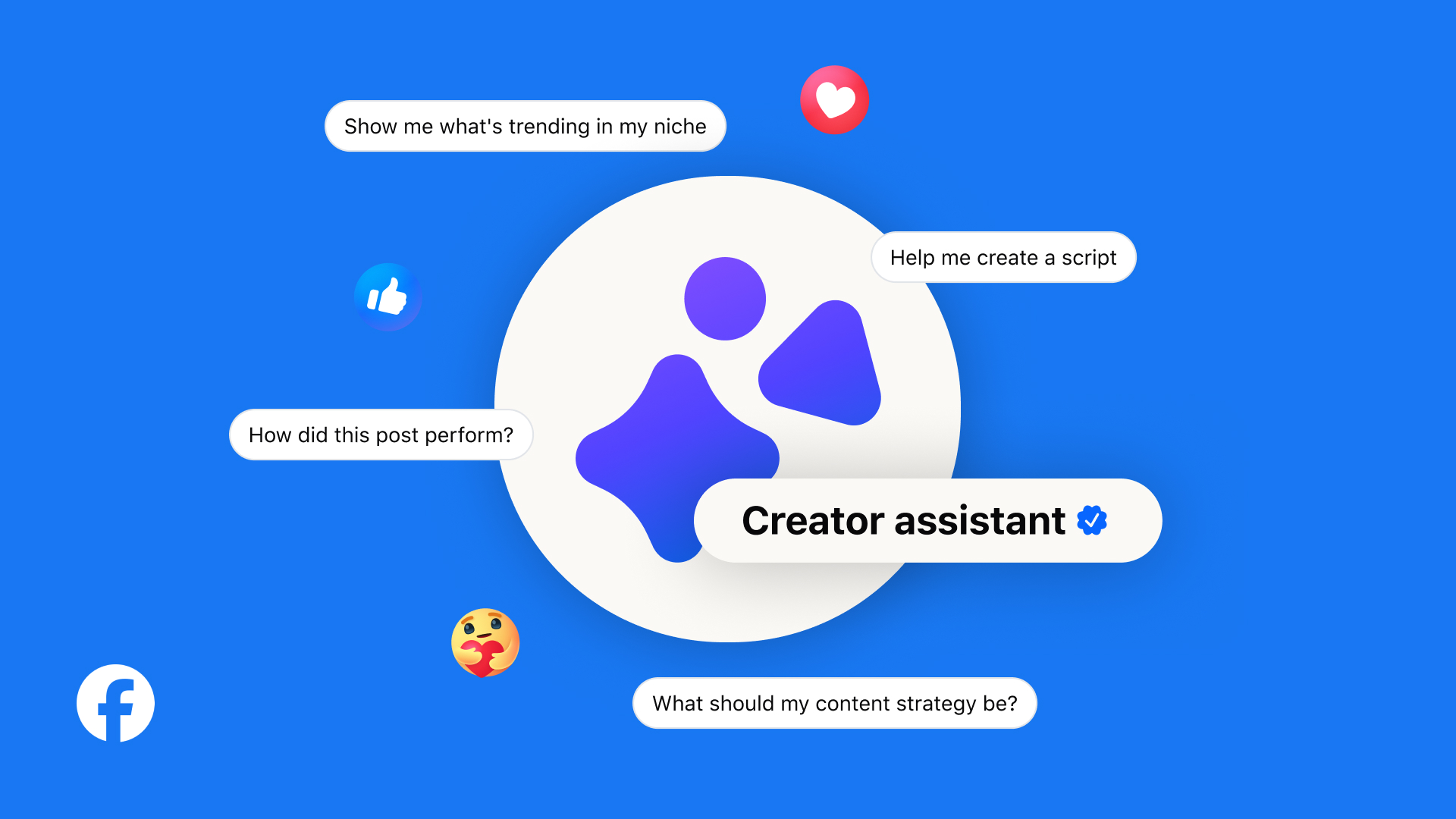 Meta Creator Assistant AI tool for Facebook creators header image