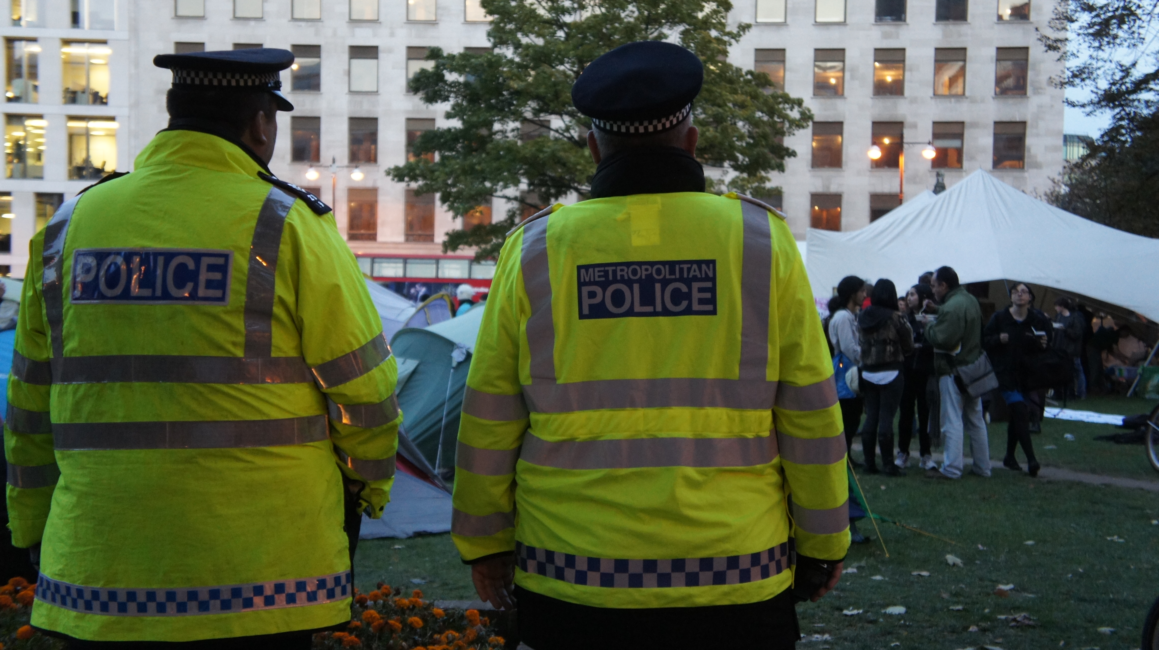 Metropolitan Police officers on duty in London, in a file photo