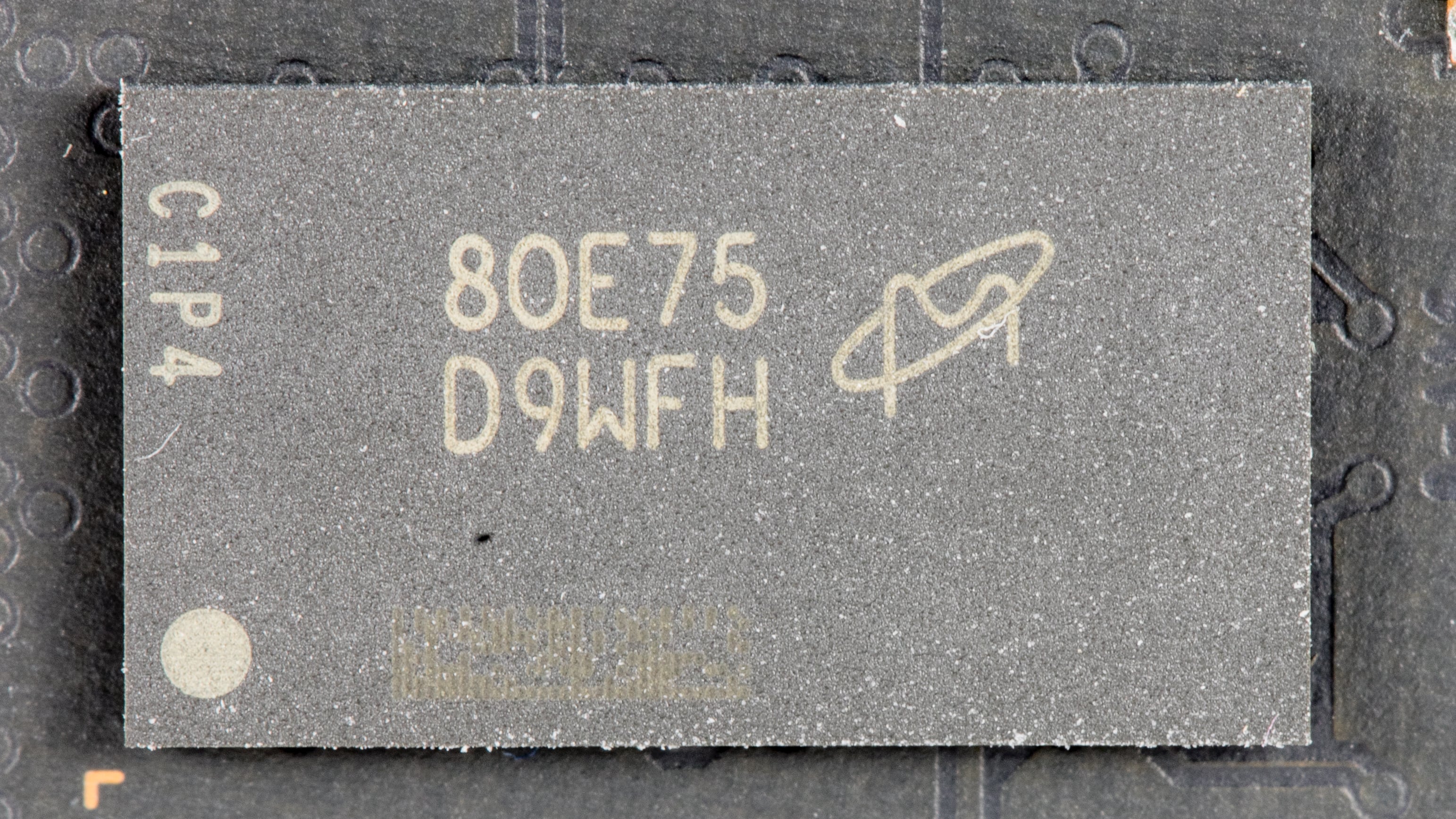 Micron DRAM memory chip used in AI data centers and high-bandwidth memory HBM production