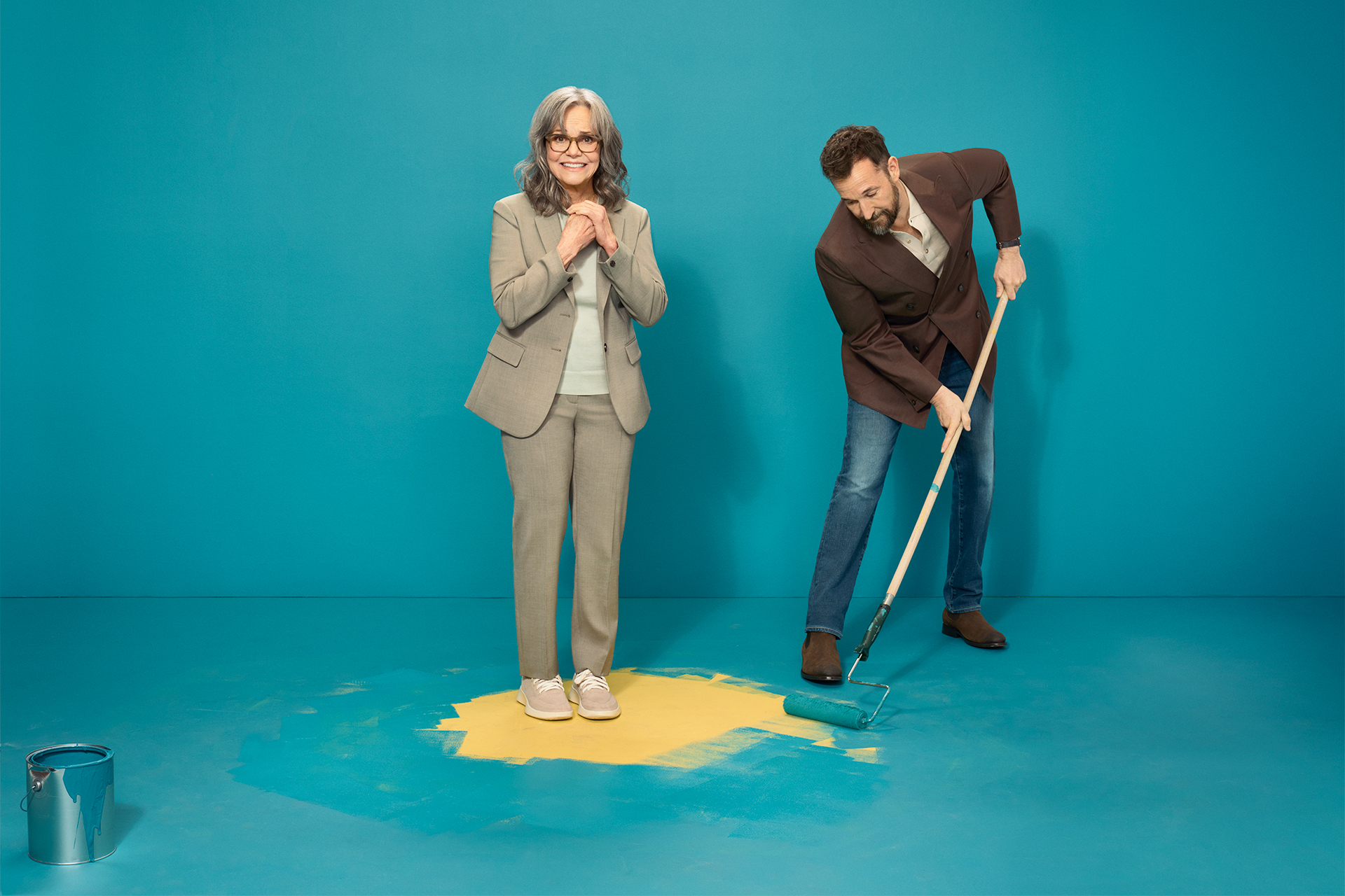 Noah Wyle and Sally Field photographed together for Variety's Actors on Actors series, reconnecting to discuss The Pitt, ER, and Emmy season 2026