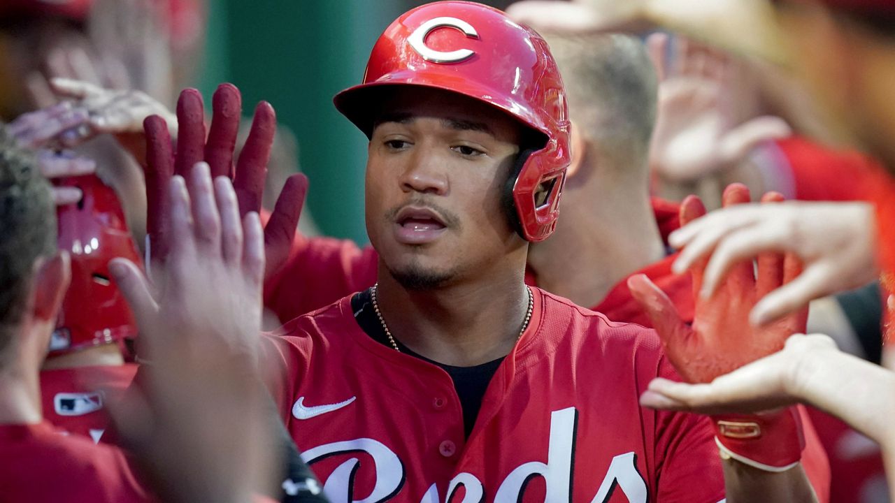 Cincinnati Reds outfielder Noelvi Marte during the Diamondbacks series June 2026