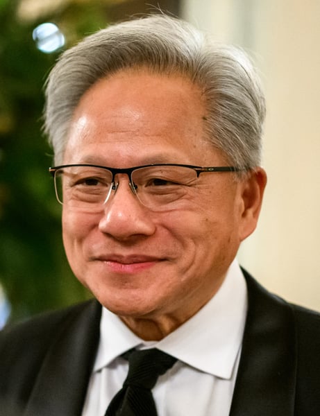Jensen Huang, chief executive of Nvidia, which sold $25 billion of bonds