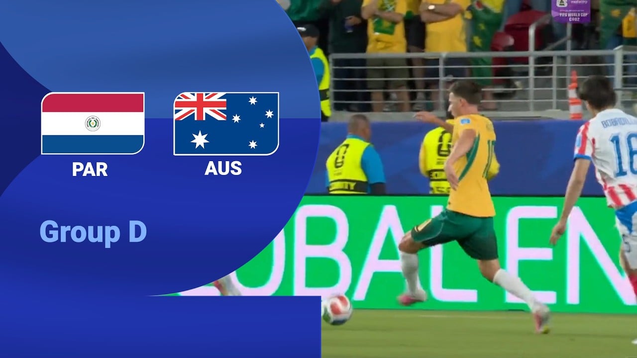 Paraguay vs Australia 0-0 draw FIFA World Cup 2026 Group D match at San Francisco Bay Area Stadium