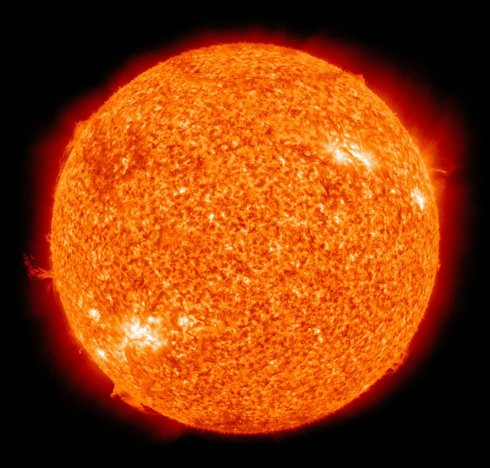 Parker Solar Probe flying through the Sun's outer atmosphere with its heat shield protecting instruments from the extreme corona temperatures