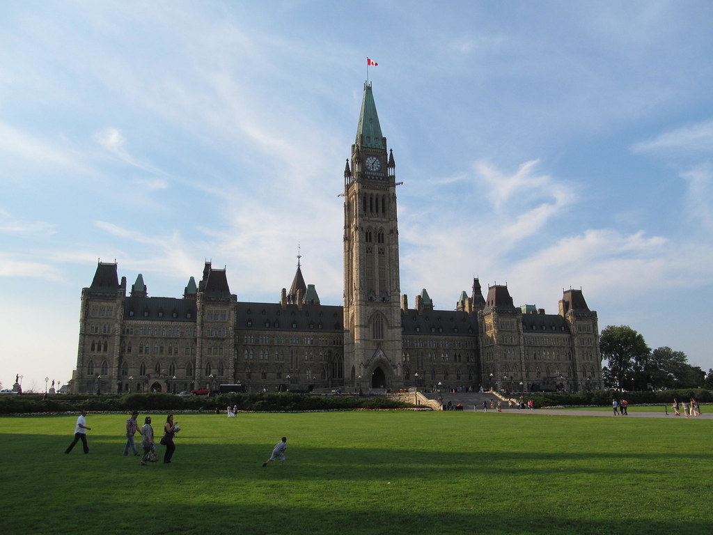 Parliament Hill in Ottawa, where federal officials released Canada's opioid death data