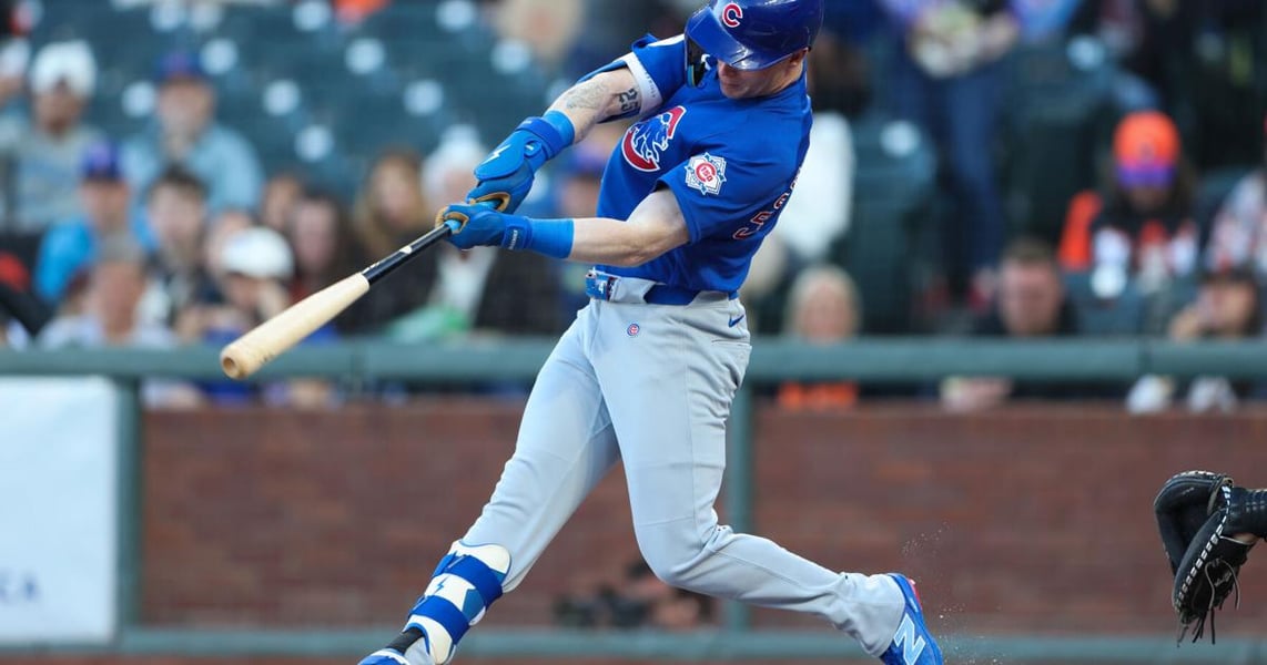 Pedro Ramirez celebrates solo home run in fifth inning Cubs Giants at Oracle Park June 2026