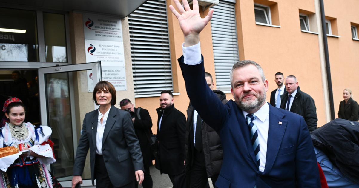 Slovak President Peter Pellegrini at a joint press conference, December 2025