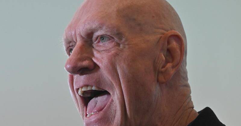 Peter Garrett speaks at the launch of the independent AUKUS public inquiry in Canberra, June 2026