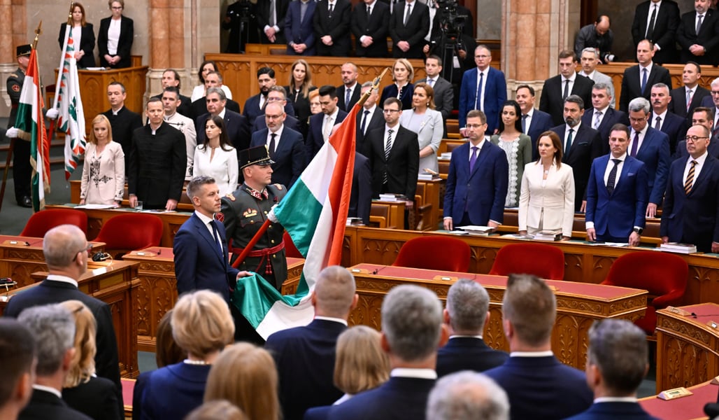 Peter Magyar takes the oath as Hungary's prime minister in Budapest