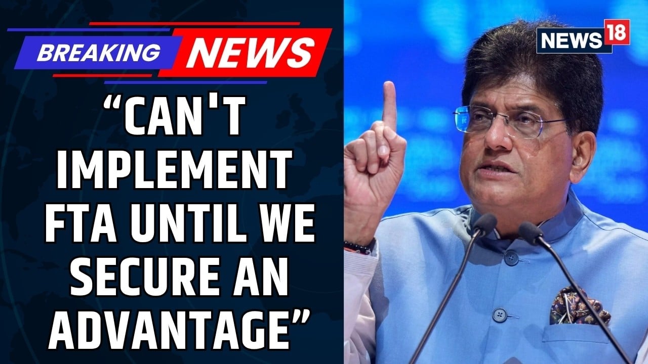 Commerce Minister Piyush Goyal speaks on India-US trade deal conditions at India Global Forum London