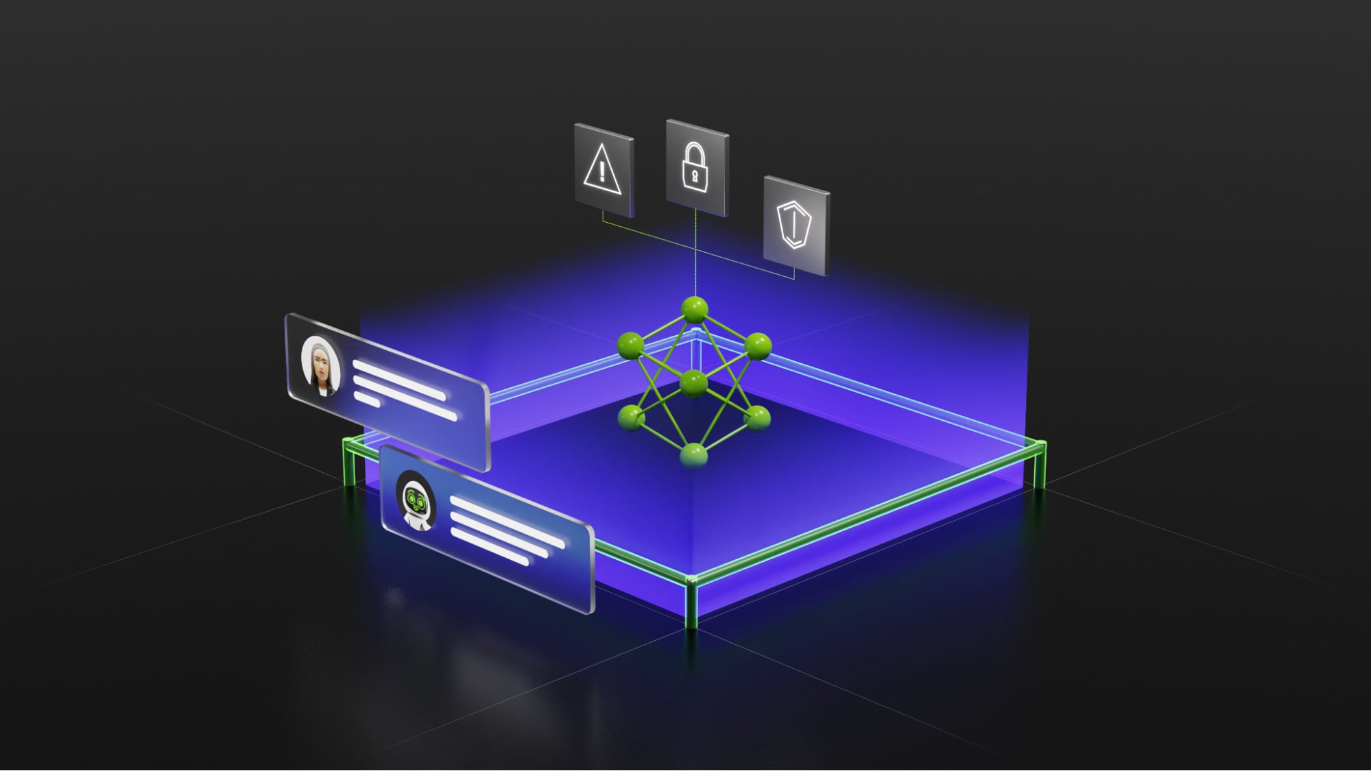 Visual representation of a prompt injection attack chain targeting AI coding agents through GitHub repositories, configuration files and pull request comments