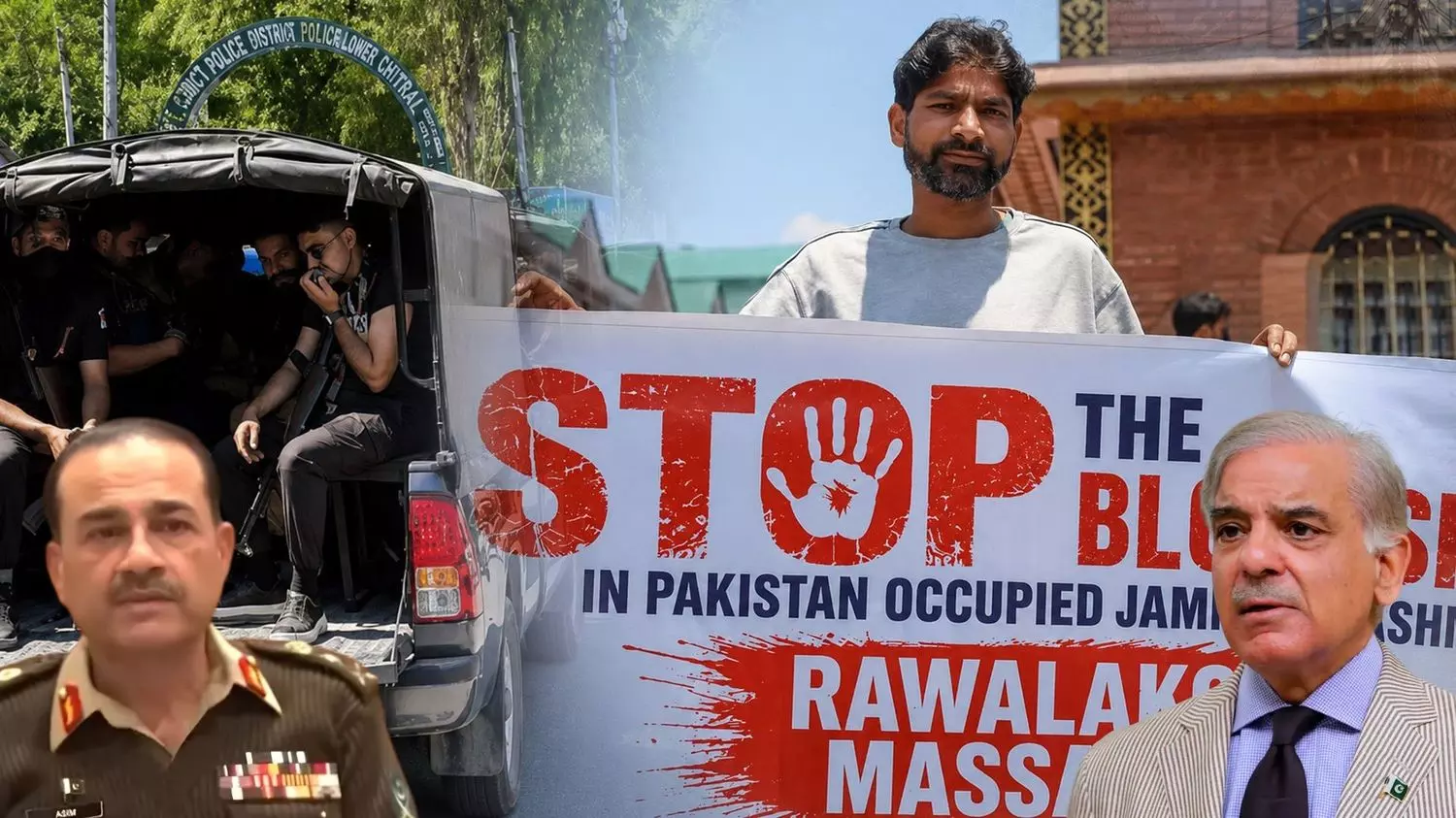 Protesters gather in Rawalakot, Pakistan-occupied Kashmir, demanding justice after security force crackdown
