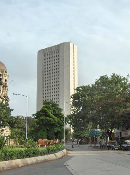 The Reserve Bank of India tower building in Mumbai, seat of the central bank's monetary policy committee