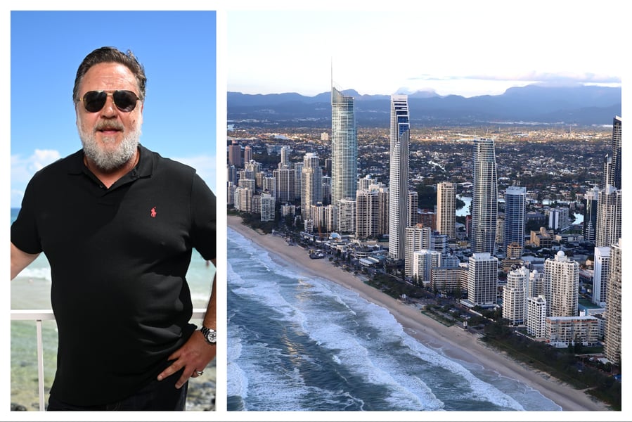 Russell Crowe in Bear Country, the action thriller premiering at Taormina Film Festival, via Deadline