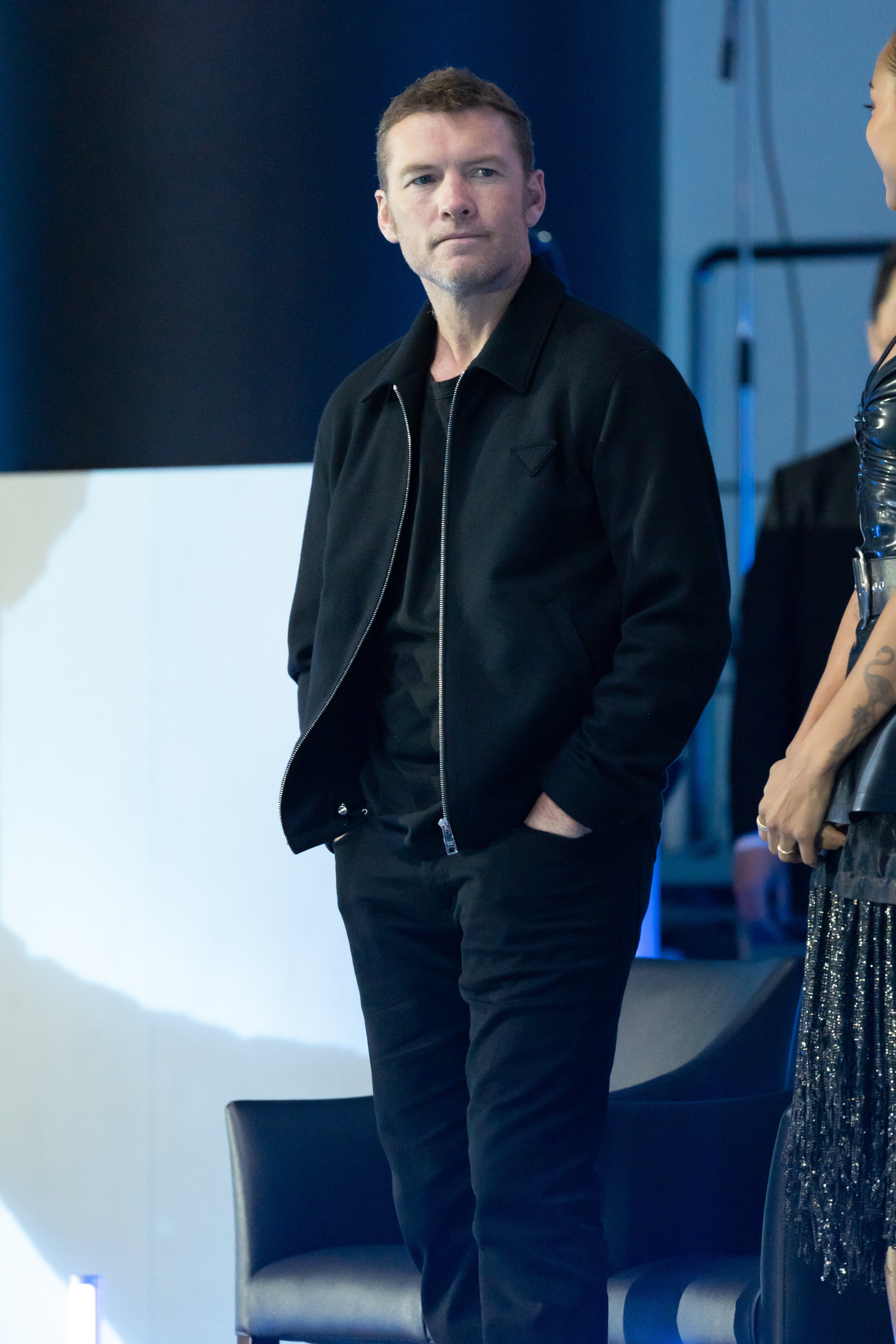 Sam Worthington at the Avatar Way of Water Tokyo press conference in 2022