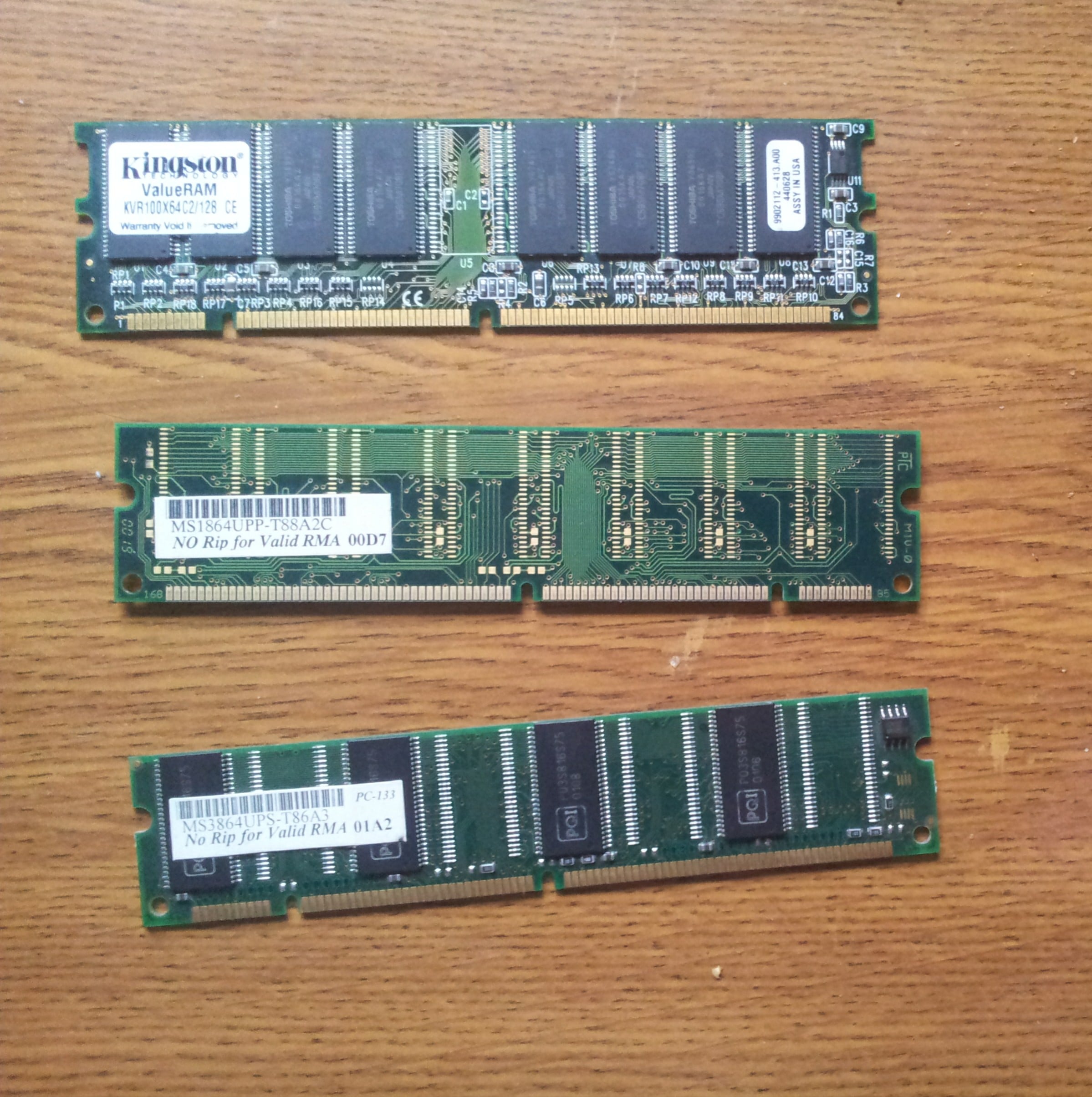 SDRAM memory module of the kind driving AI data center shortages