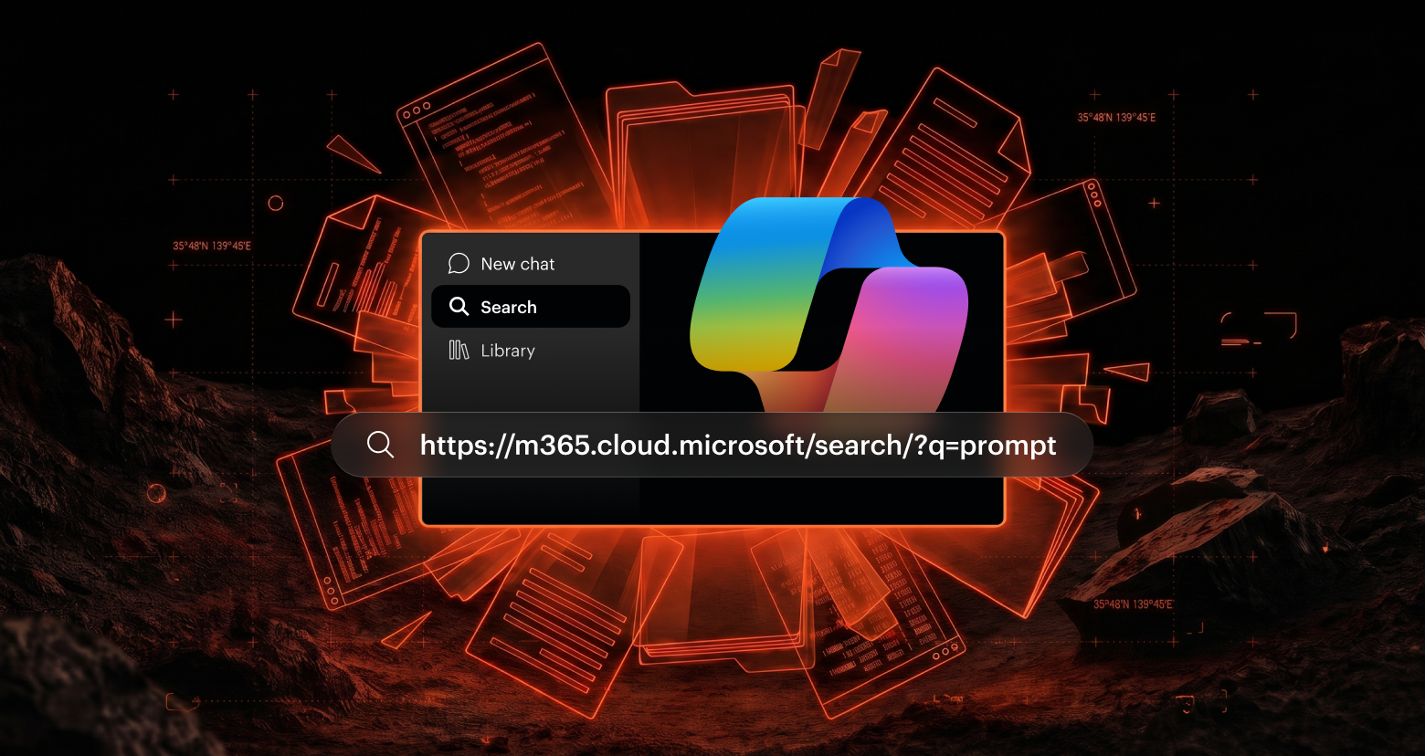 SearchLeak vulnerability chain Microsoft 365 Copilot Enterprise data exfiltration CVE-2026-42824