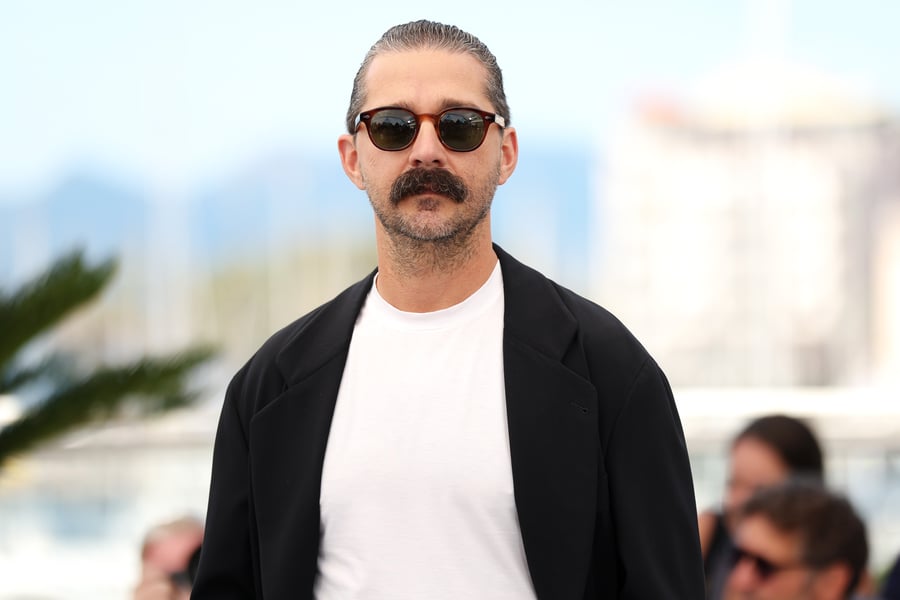 Shia LaBeouf attends the 2025 Cannes Film Festival