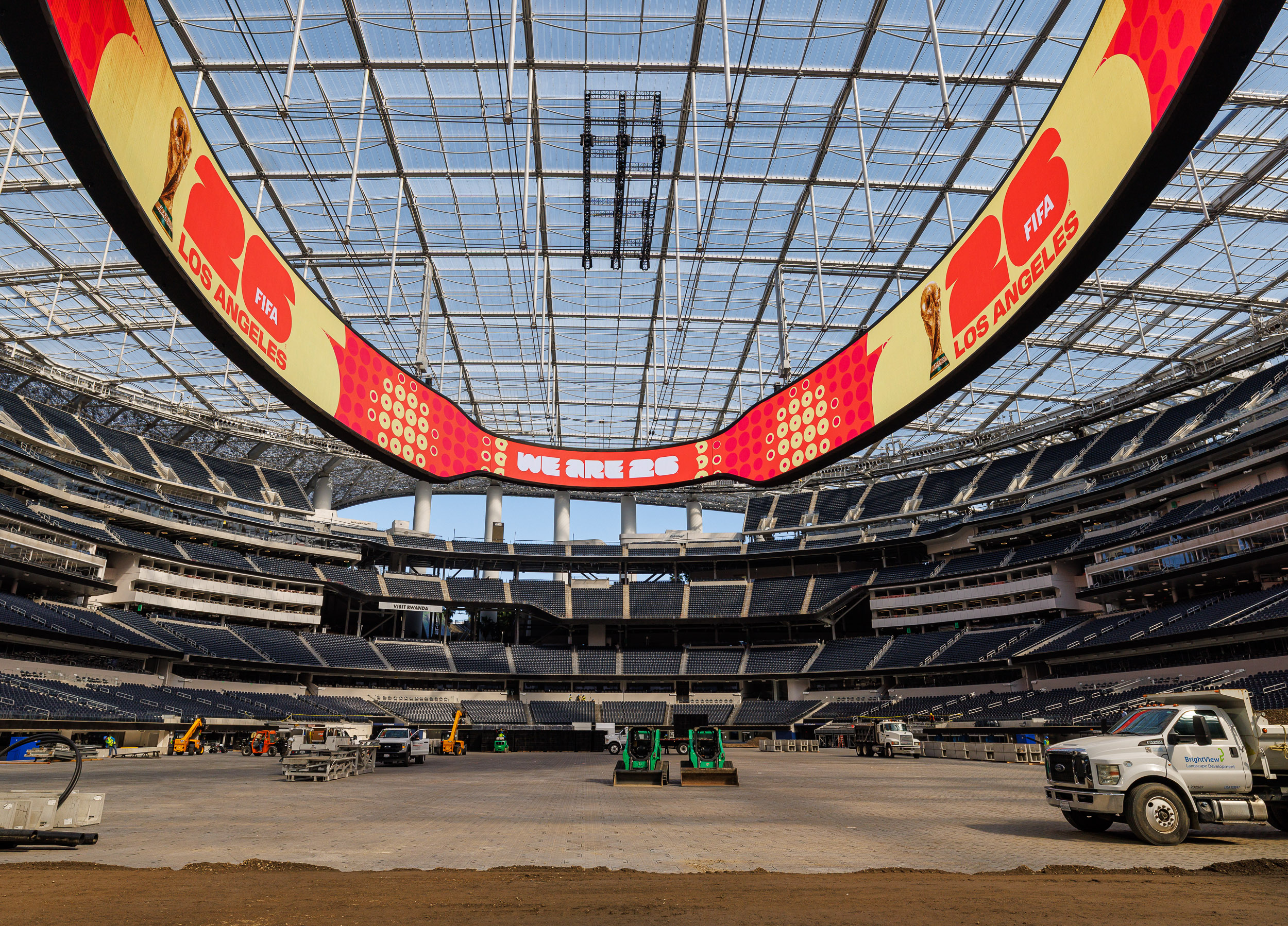 SoFi Stadium in Inglewood California ahead of the 2026 FIFA World Cup