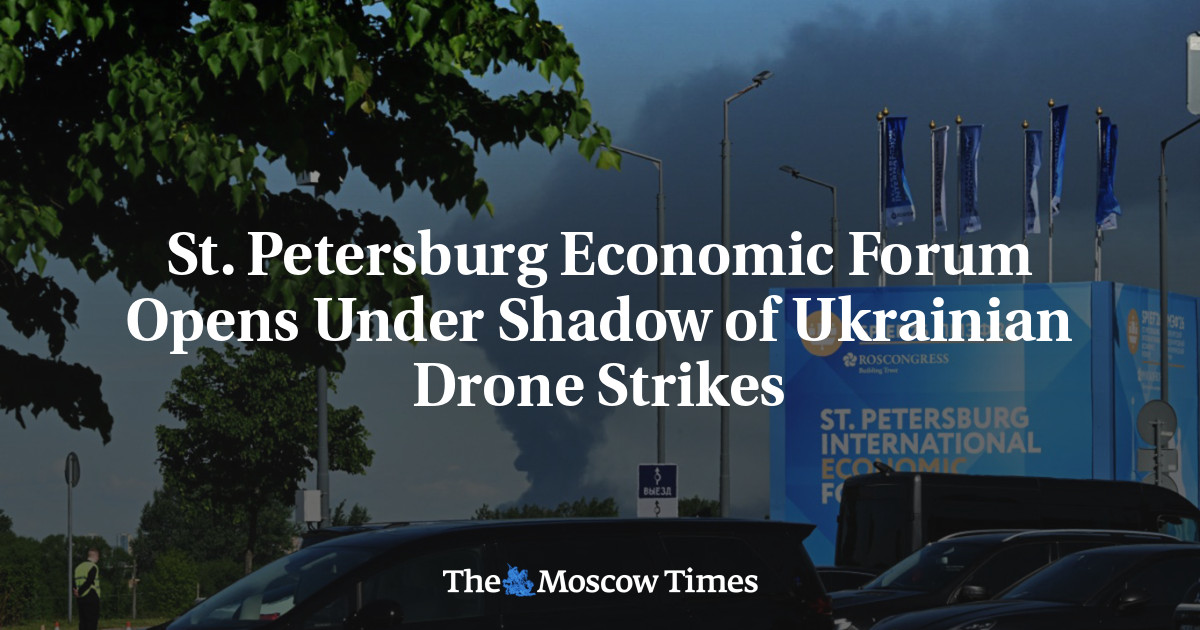 SPIEF 2026 forum in St. Petersburg as Russia announces AI drone development program