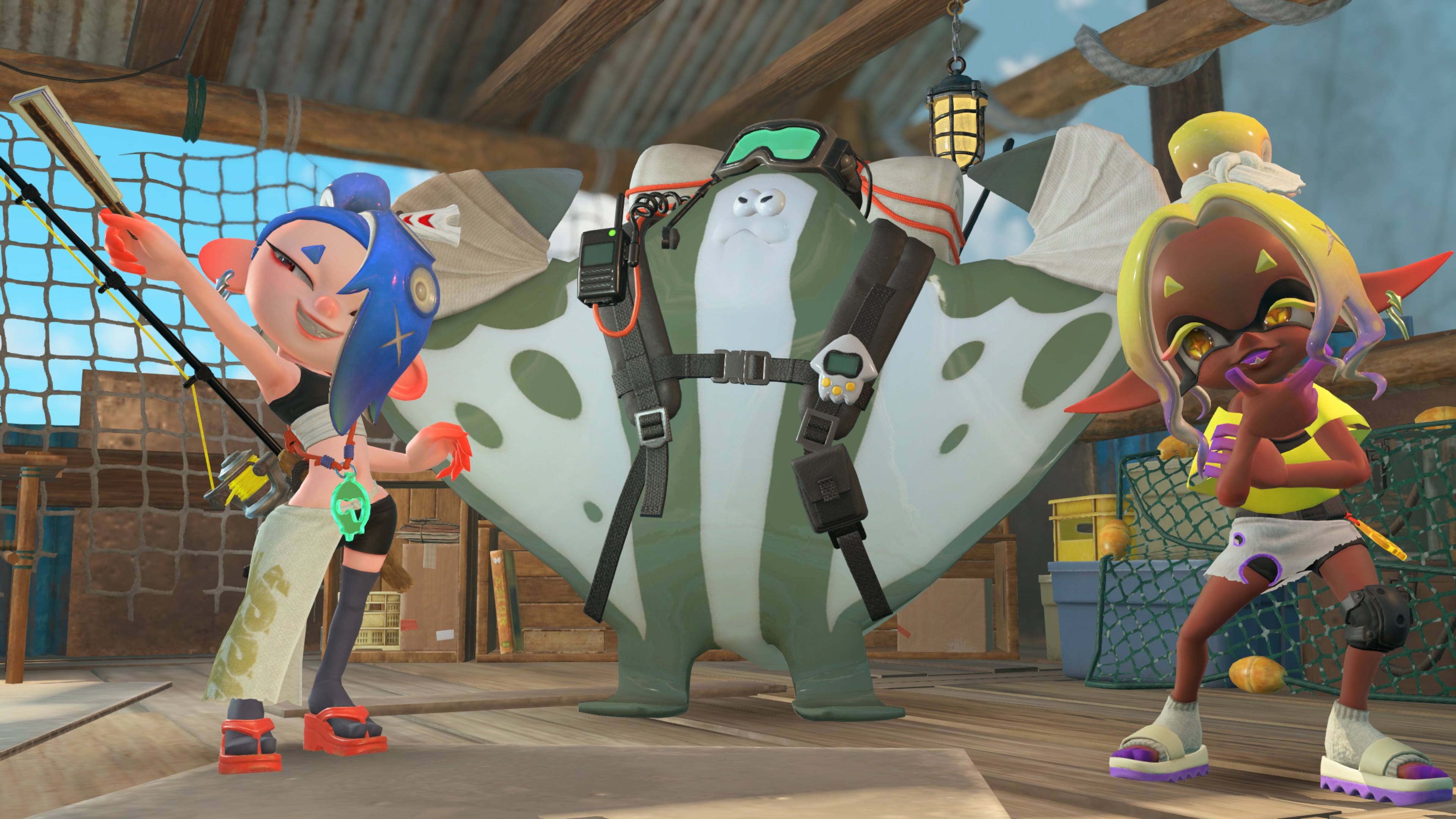 Splatoon Raiders player character exploring the Spirhalite Islands on Nintendo Switch 2