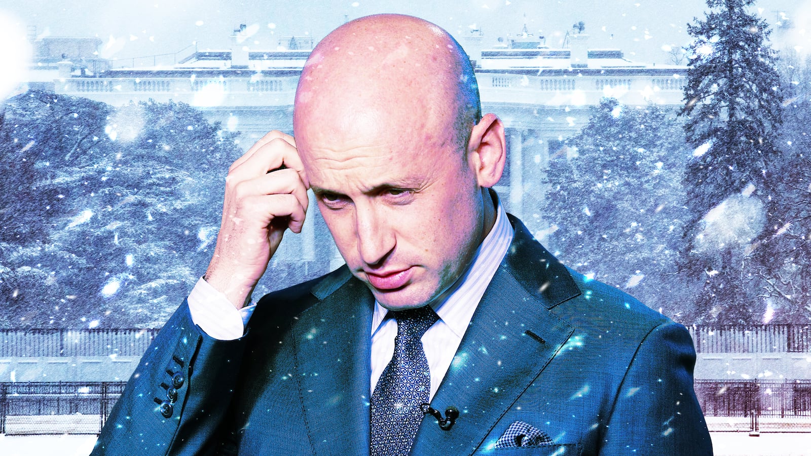 White House Deputy Chief of Staff for Policy Stephen Miller speaks at the White House on immigration enforcement