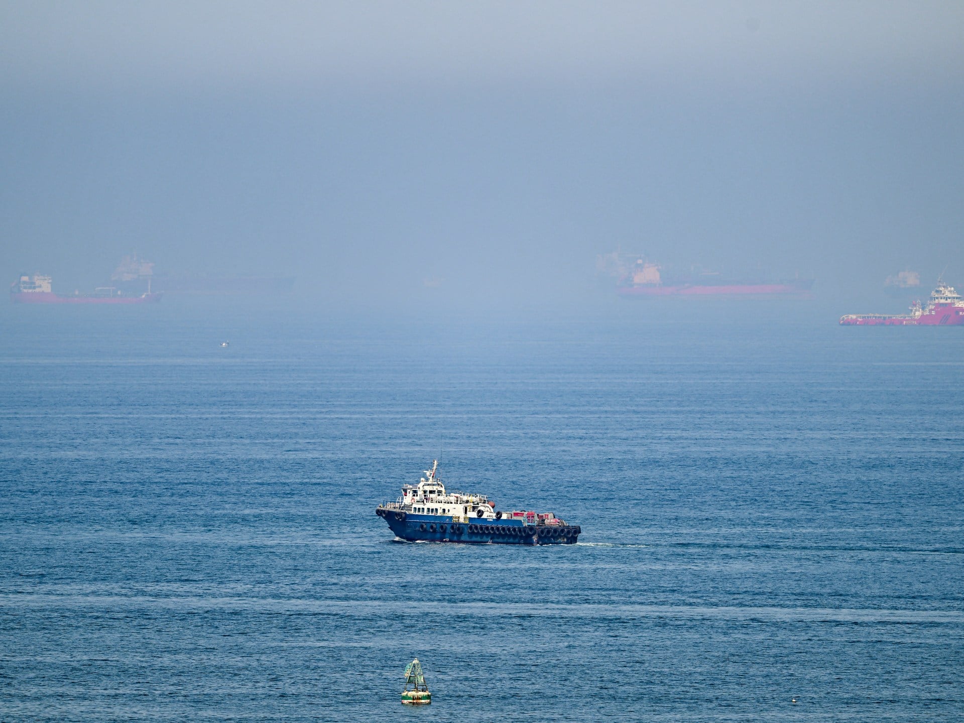 The Strait of Hormuz, the world's most important oil shipping chokepoint, where Iran asserts transit control