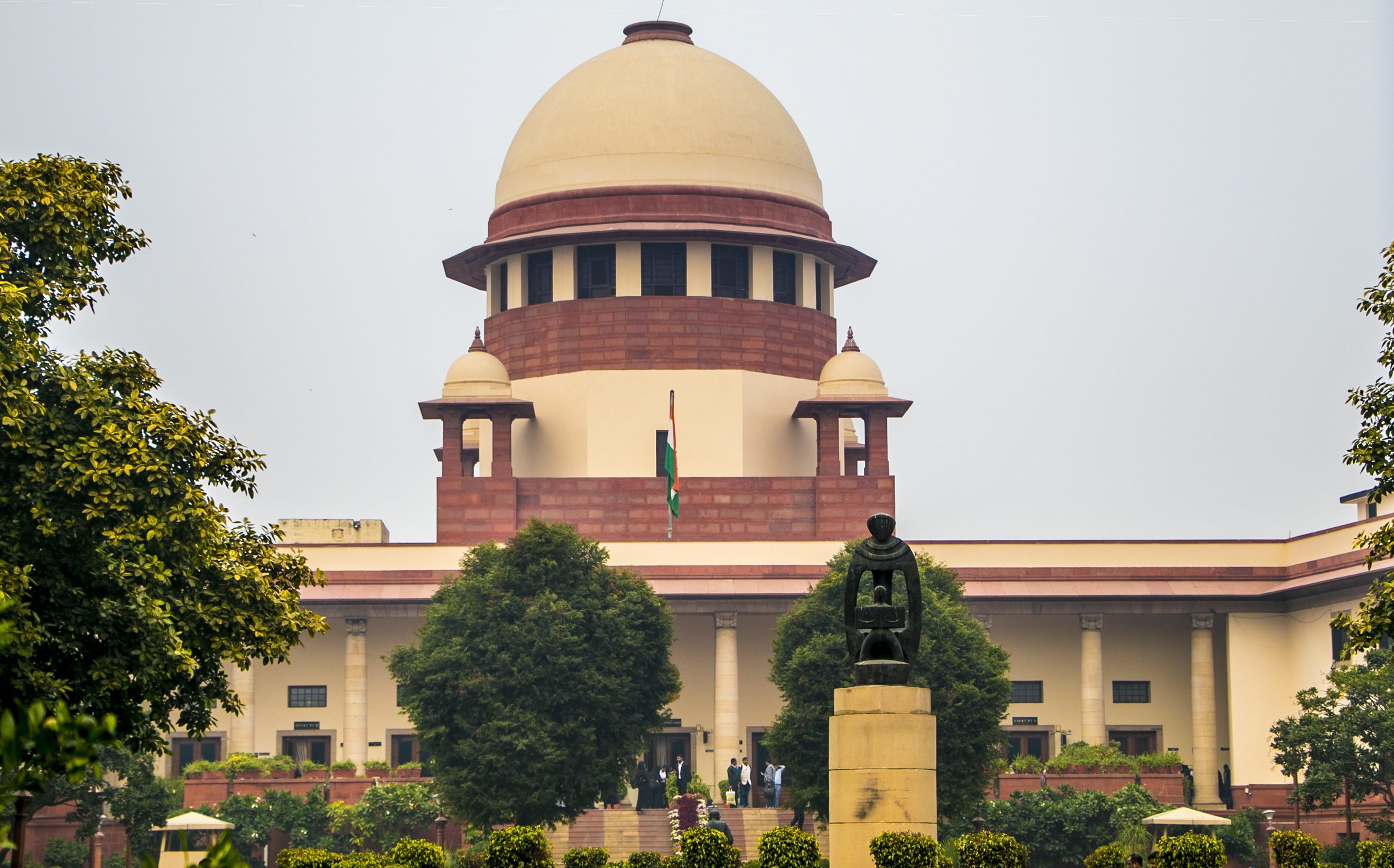 The central wing of the Supreme Court of India in New Delhi