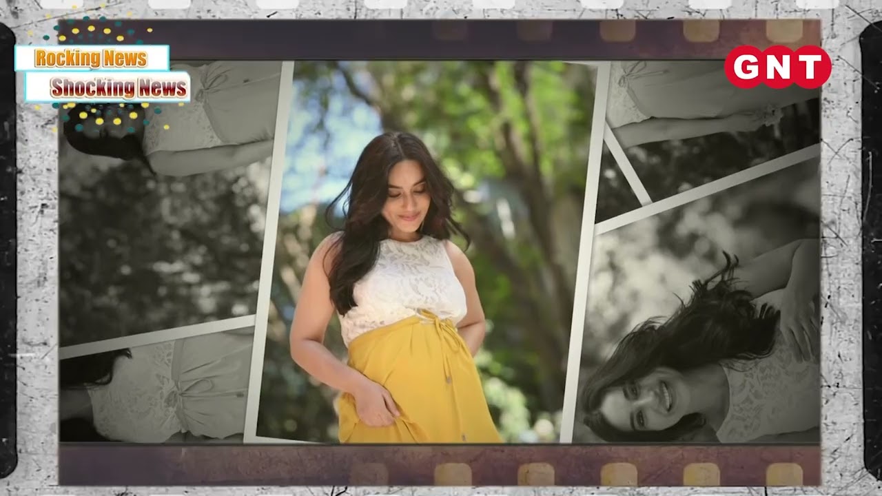 Surbhi Jyoti with baby bump poses for camera