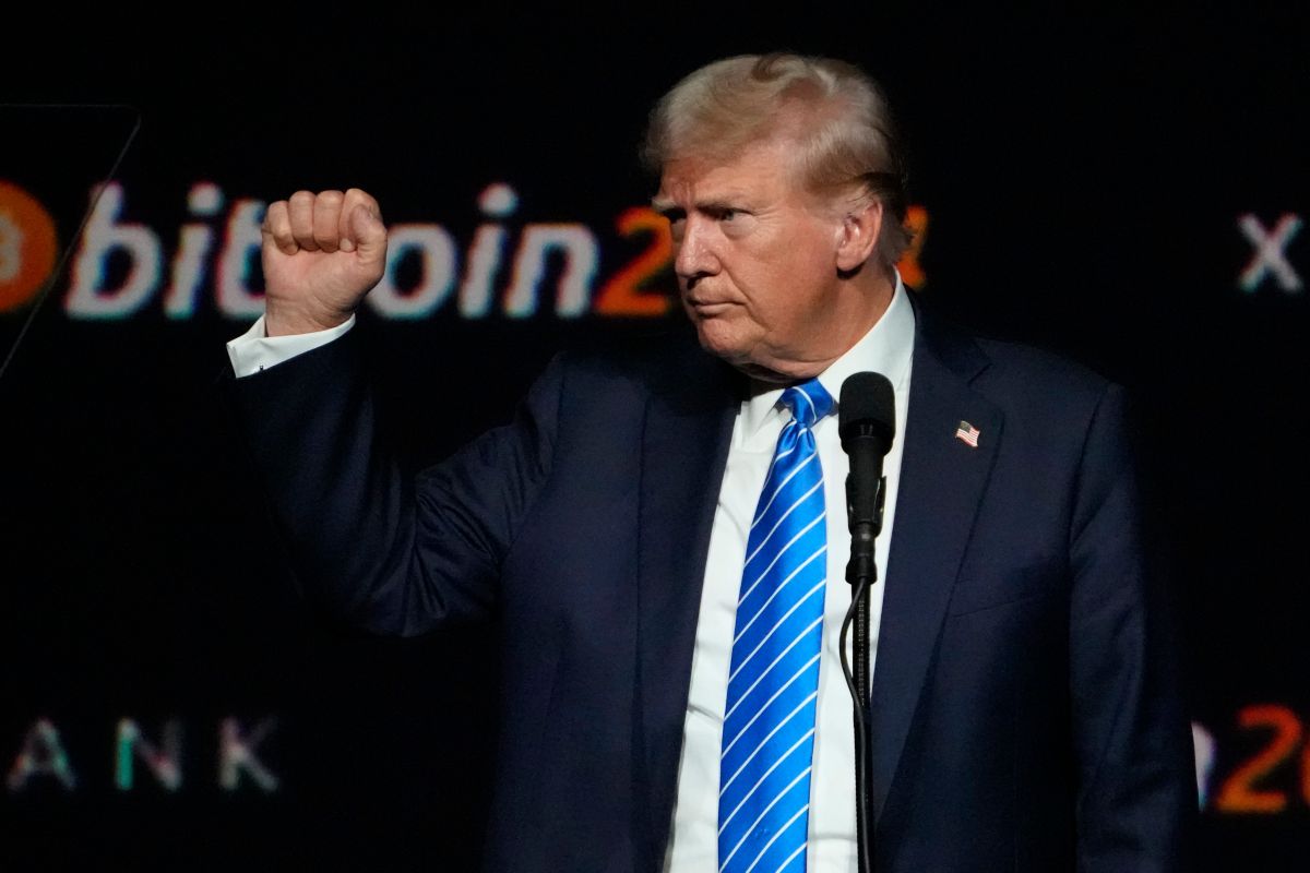 Donald Trump speaks at the Bitcoin 2024 Conference in Nashville