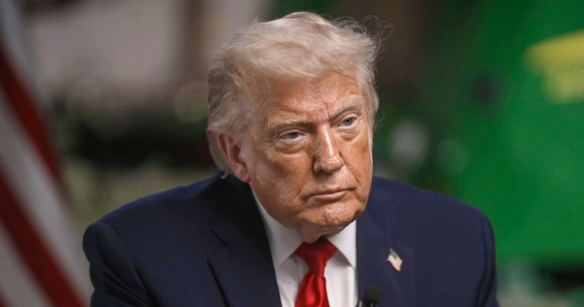 Trump talks to Kristen Welker about Iran sanctions and nuclear deal during NBC interview