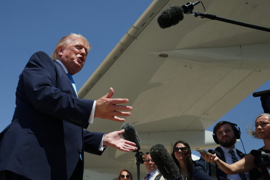 US President Donald Trump during Iran nuclear deal negotiations, May 2026