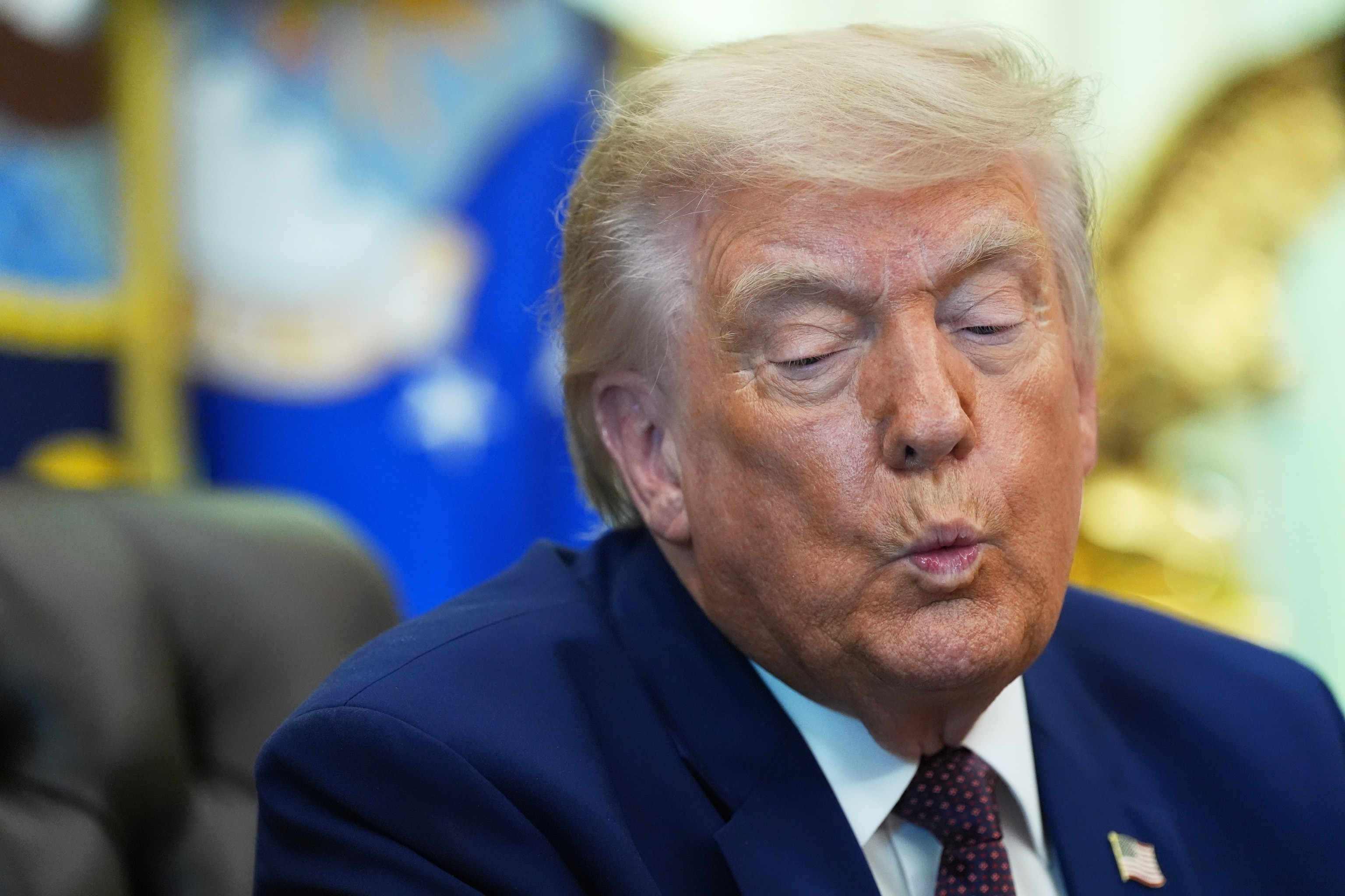 President Donald Trump speaks in the Oval Office of the White House on June 3 2026 the day he made California election fraud claims