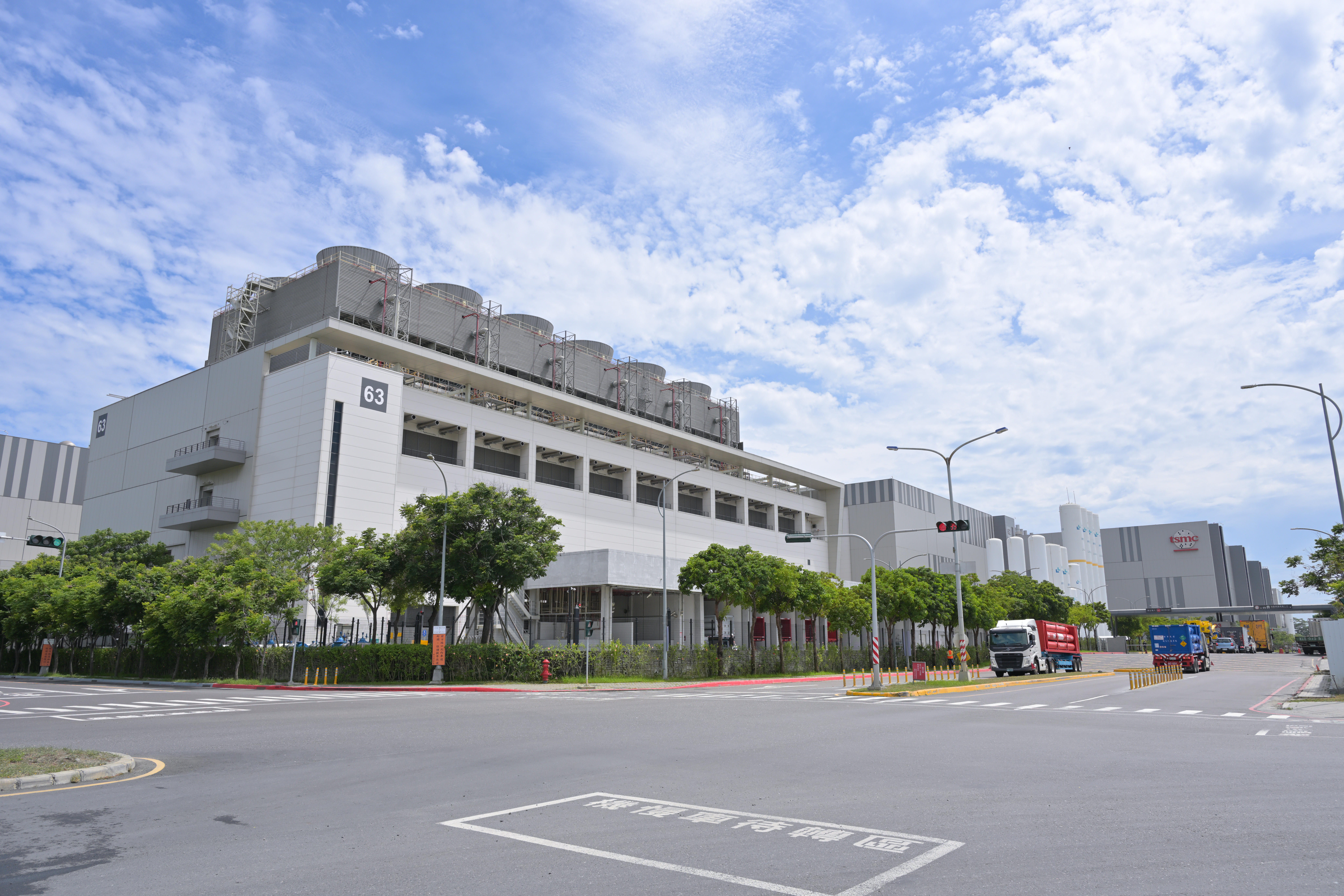 TSMC's Fab 18 advanced chip plant in Tainan, Taiwan, where the company's most advanced processors are made