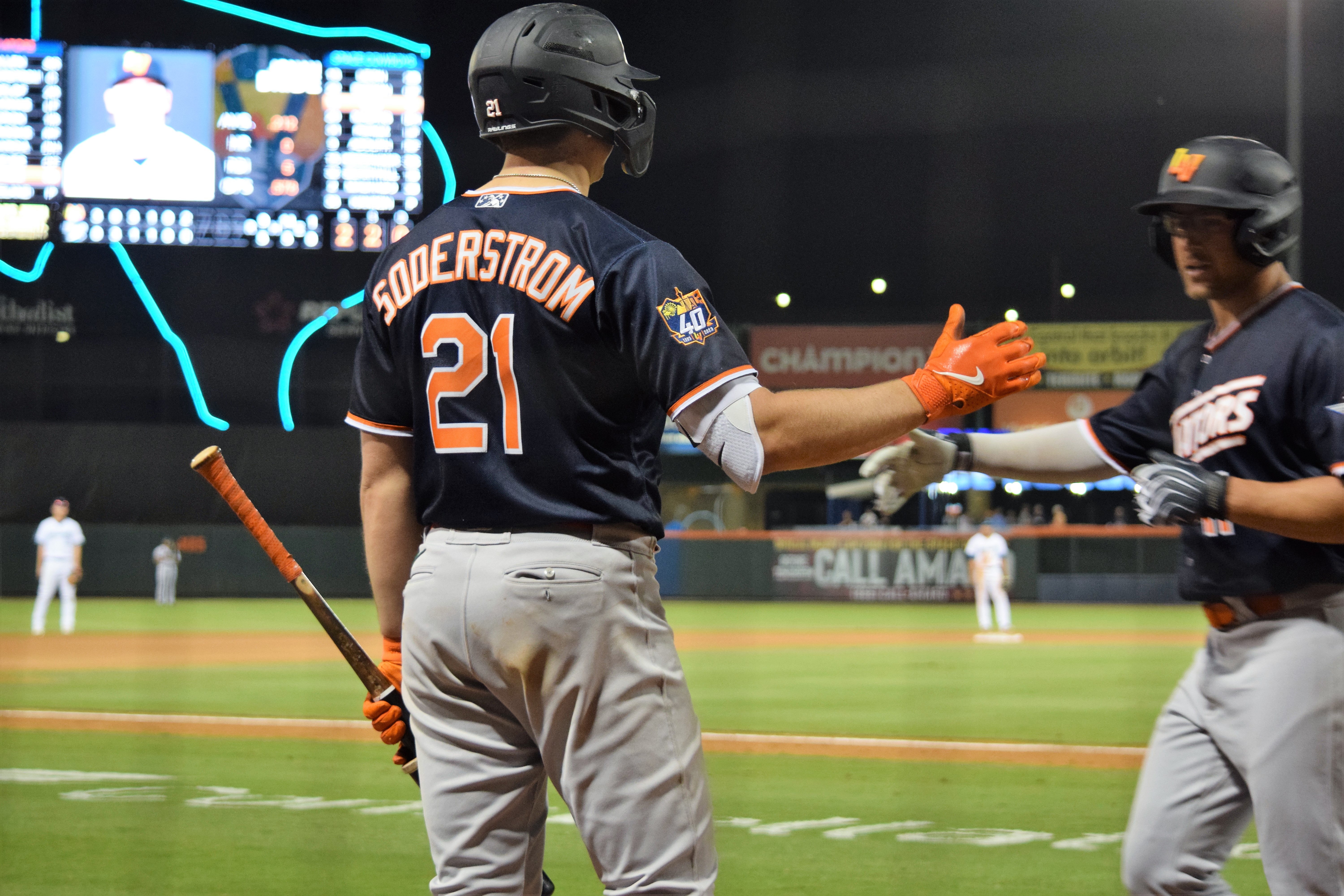 Athletics hitter Tyler Soderstrom, whose pinch-hit double beat the Rockies