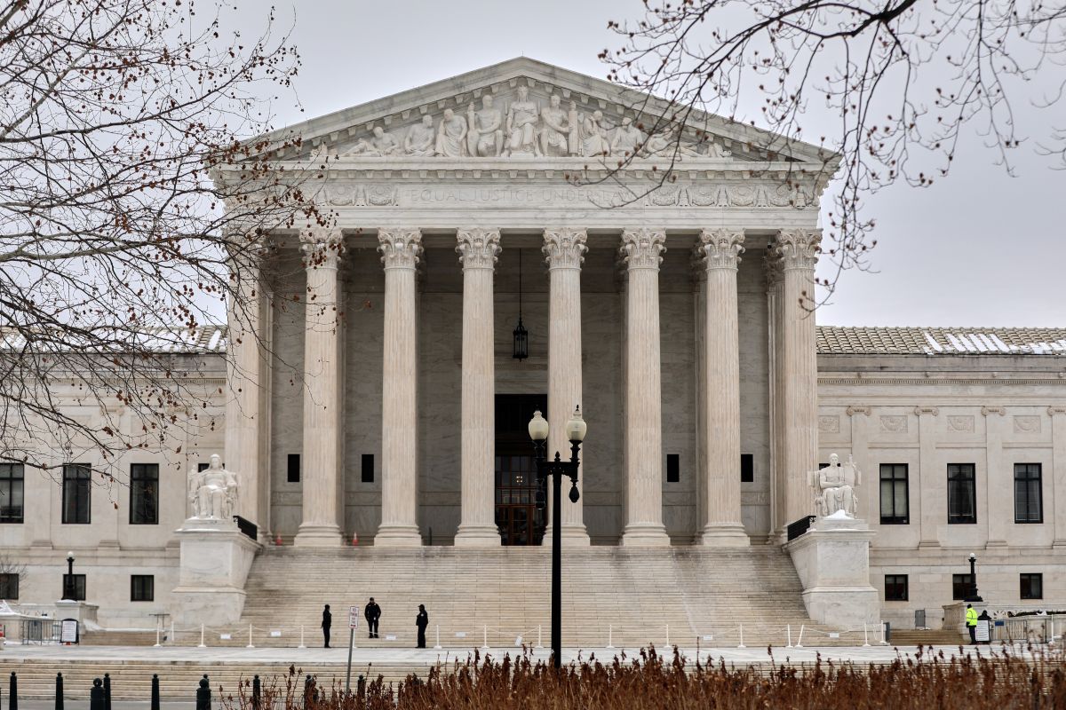 The United States Supreme Court building in Washington, DC