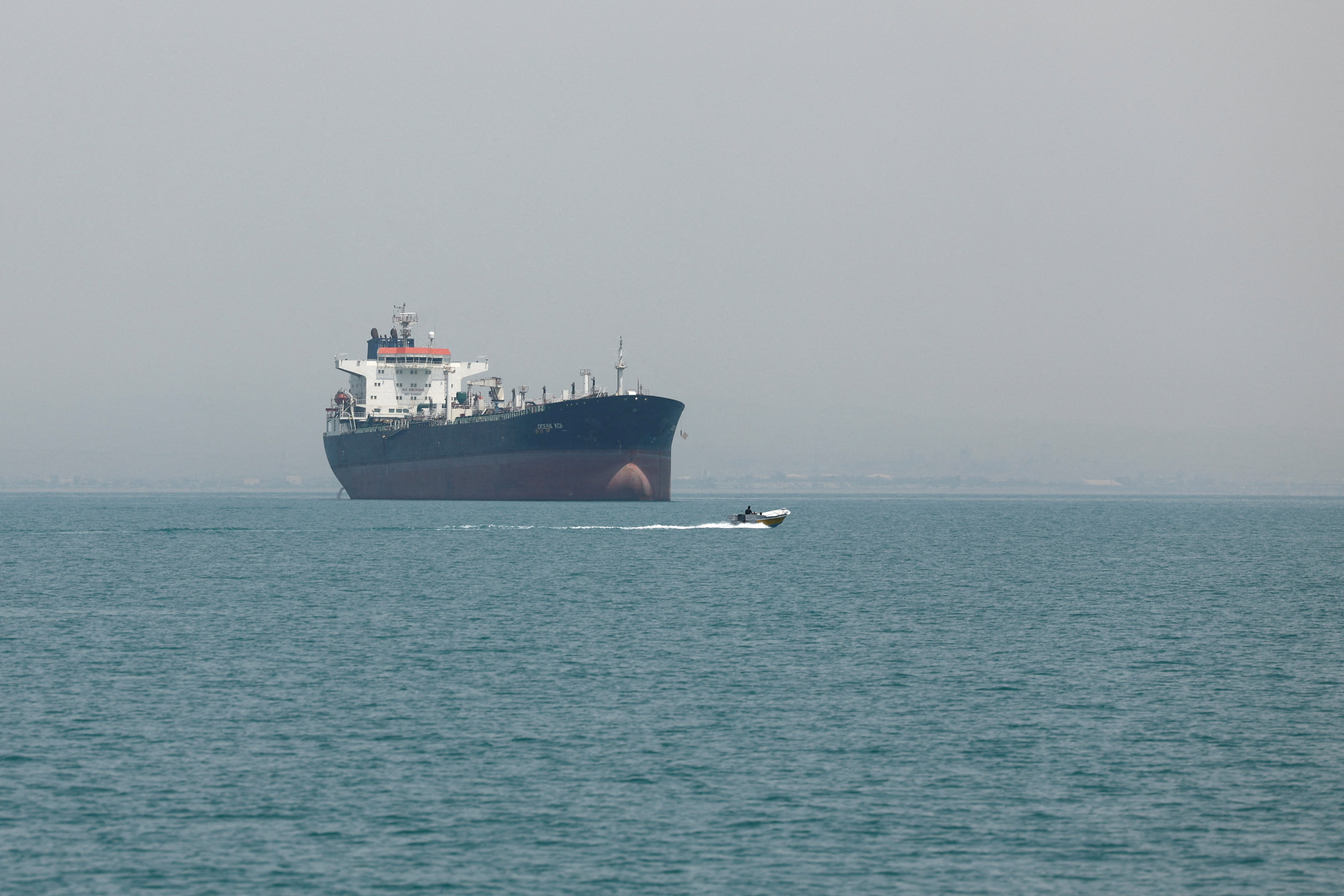 Vessels sailing in the Strait of Hormuz as oil prices remain elevated amid Iran conflict June 2026
