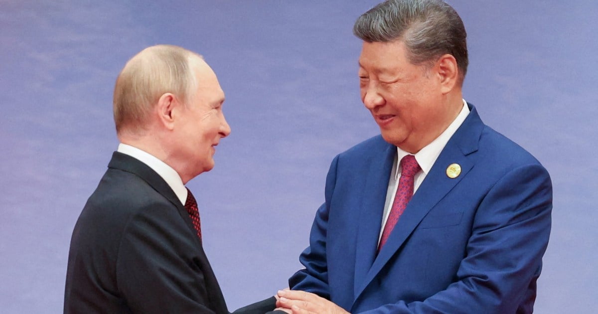 Chinese President Xi Jinping and Russian President Vladimir Putin at summit talks, representing the deepening China-Russia strategic partnership in 2026