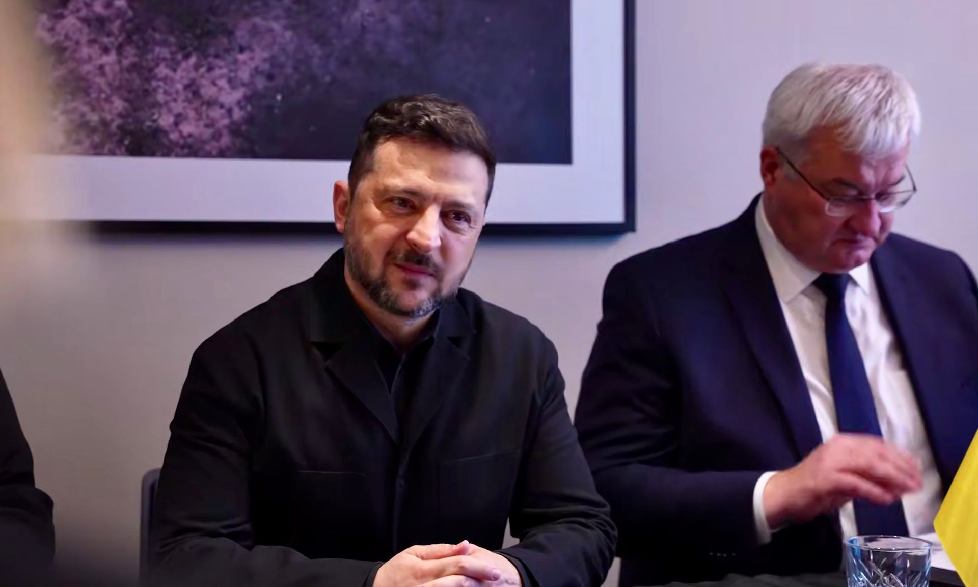 Ukrainian President Volodymyr Zelensky at the Nordic-Baltic Eight summit in Tallinn, Estonia, June 9, 2026