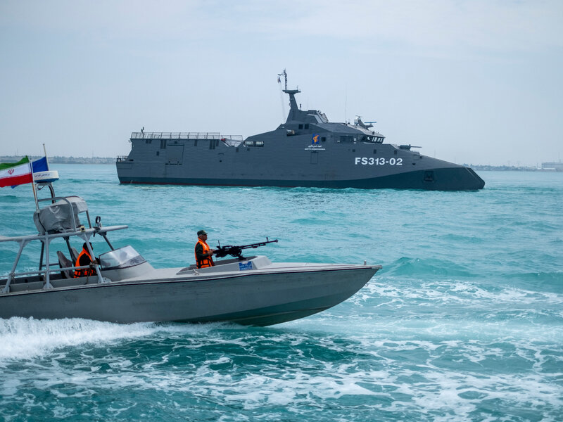 20 US Navy warships patrol the Middle East as President Donald Trump warns of more strikes on Iran