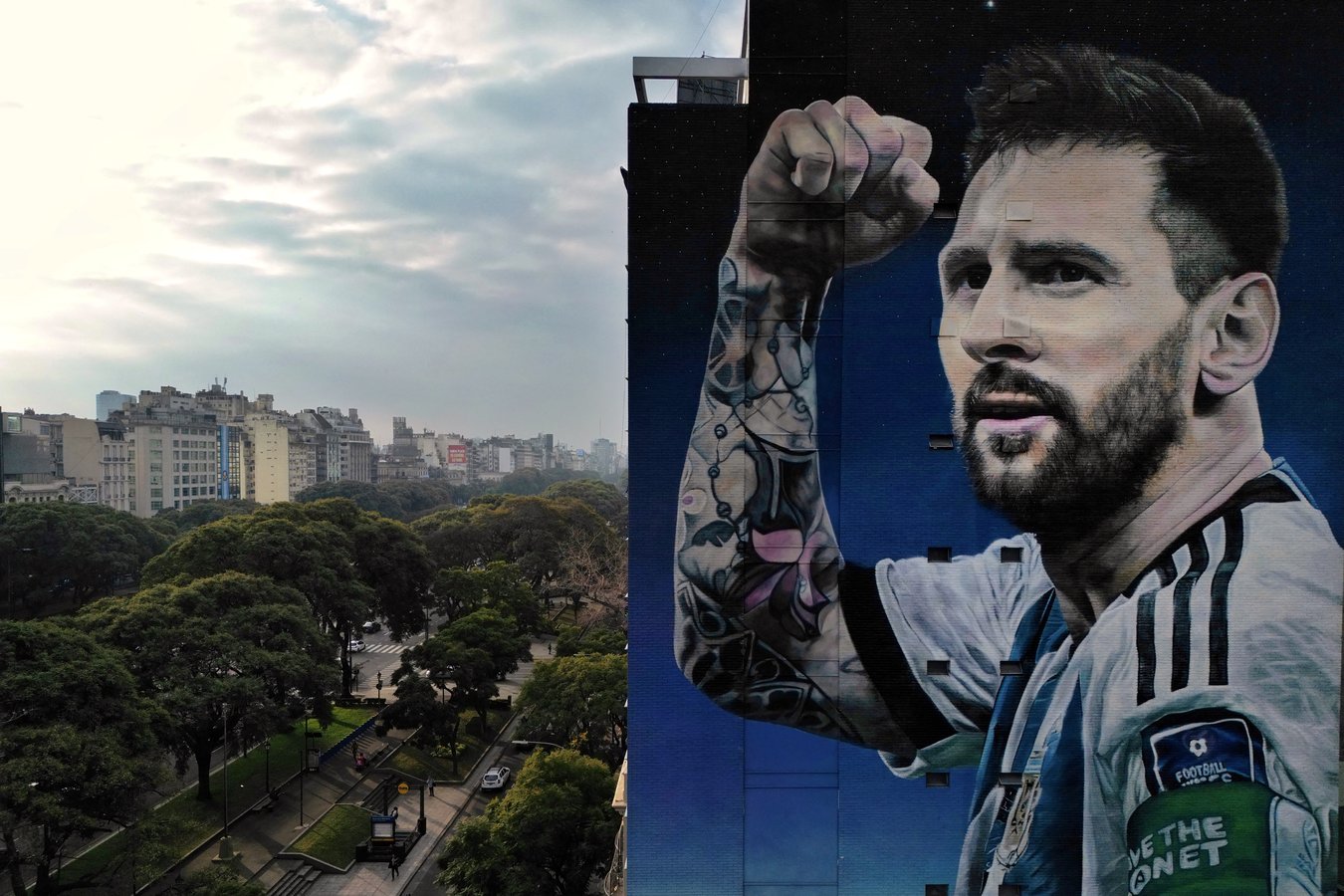 Argentina fans gathered ahead of 2026 FIFA World Cup Final