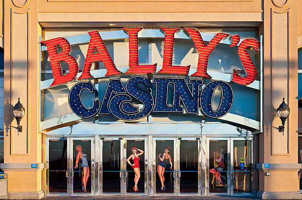 Exterior view of Bally's Casino building with signage