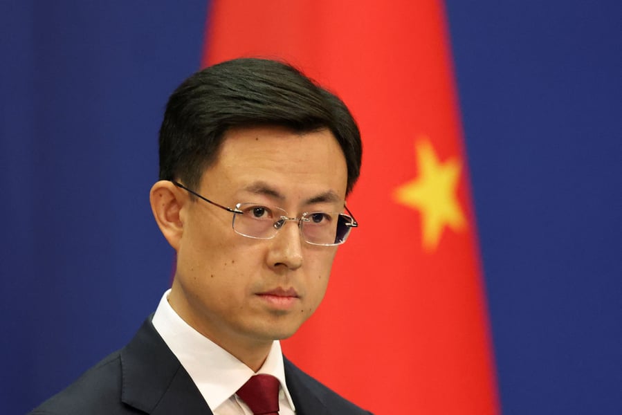 Chinese Foreign Ministry spokesperson at press briefing on coast guard patrols east of Taiwan