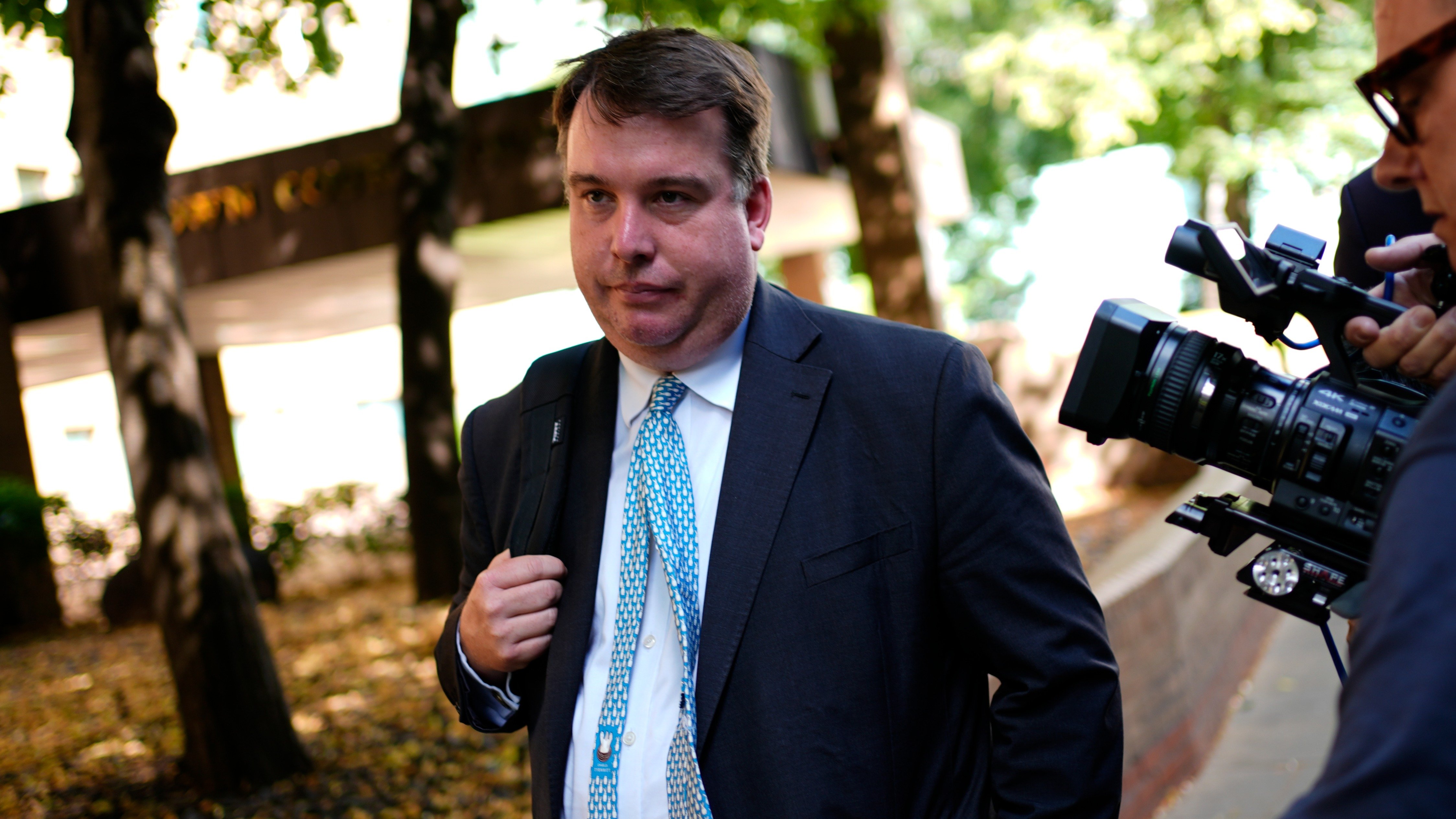 Former UK MP Craig Williams outside Southwark Crown Court election betting scandal