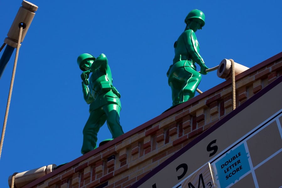 Disney Hollywood Studios featuring Pixar branding as the animation studio faces hundreds of job cuts in 2026