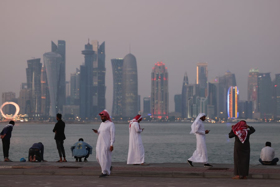 Doha skyline Qatar where Iran frozen assets negotiations took place July 2026